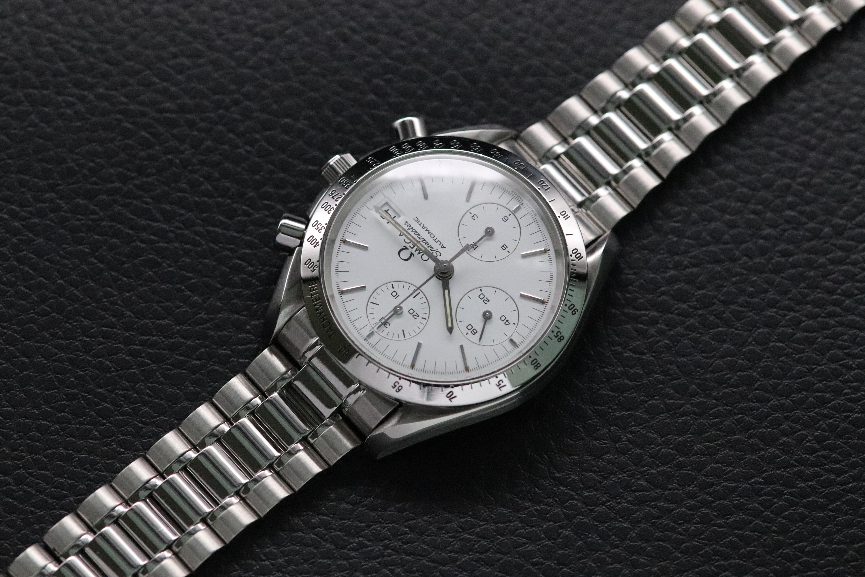 Omega Speedmaster Date 3511.20 Papers 1999 Albino