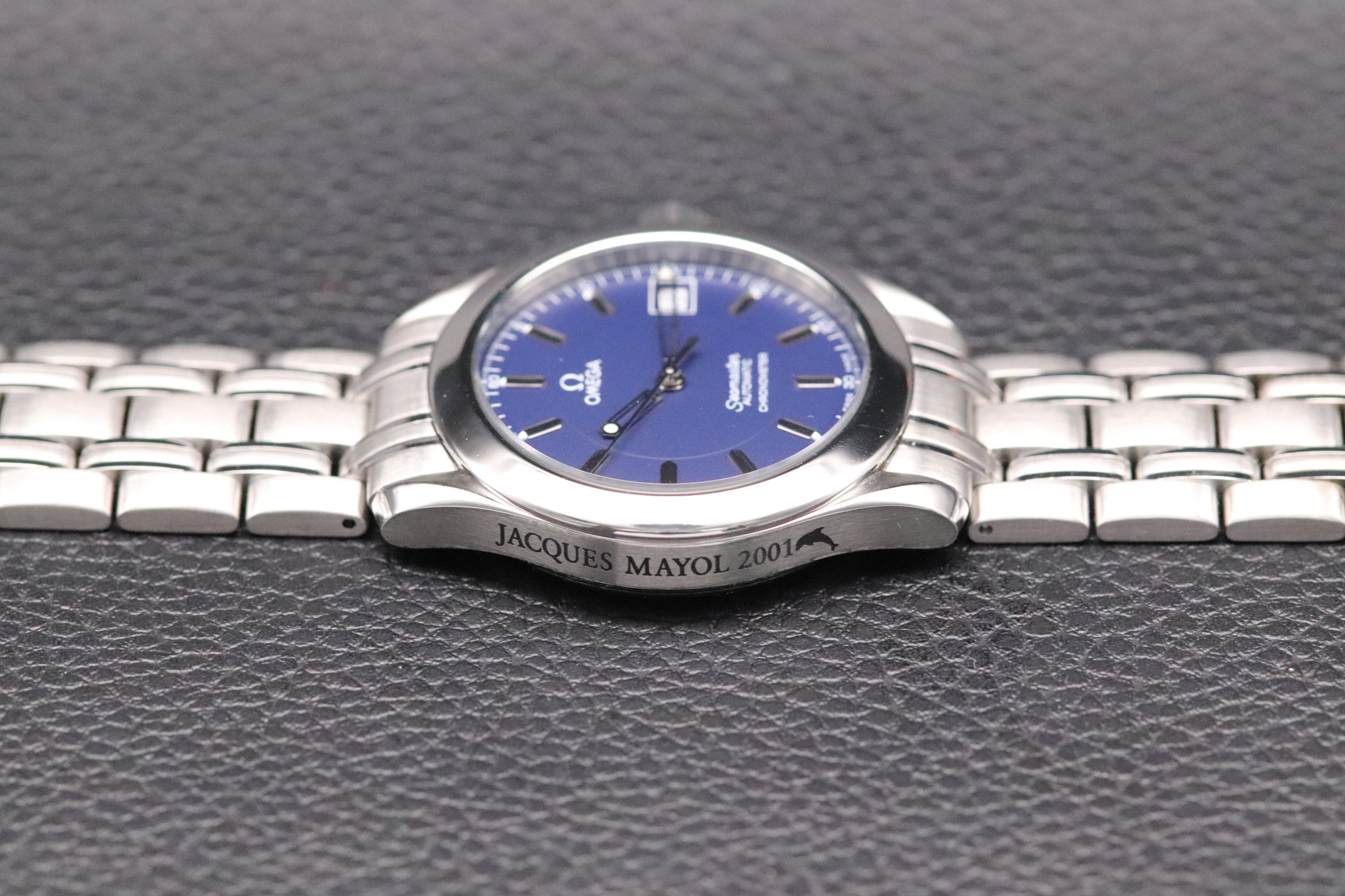 Omega Seamaster 2507.80 Blue Dial 2000 Papers