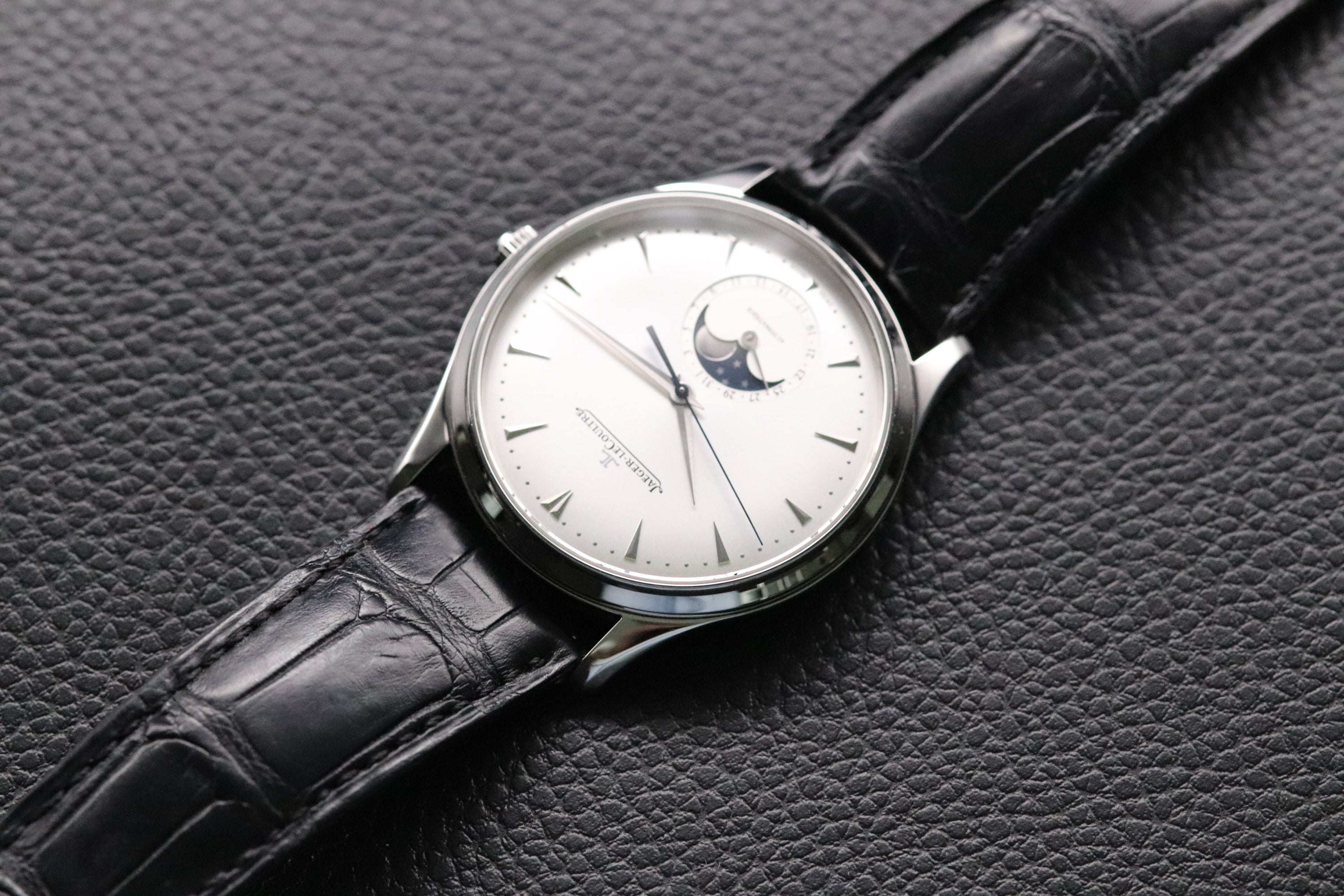 Jaeger-LeCoultre Master Ultra Thin Moon 176.8.64.S Papers 2014