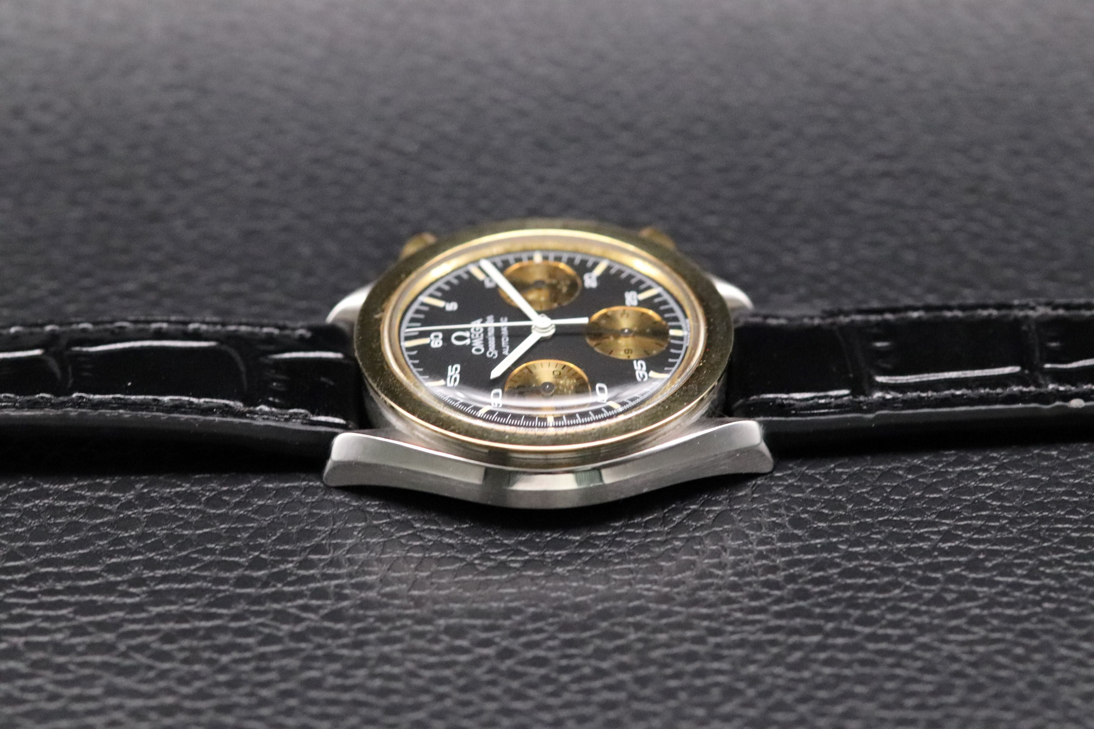 Omega Speedmaster Reduced 175.0033 Gold 1992 Papers