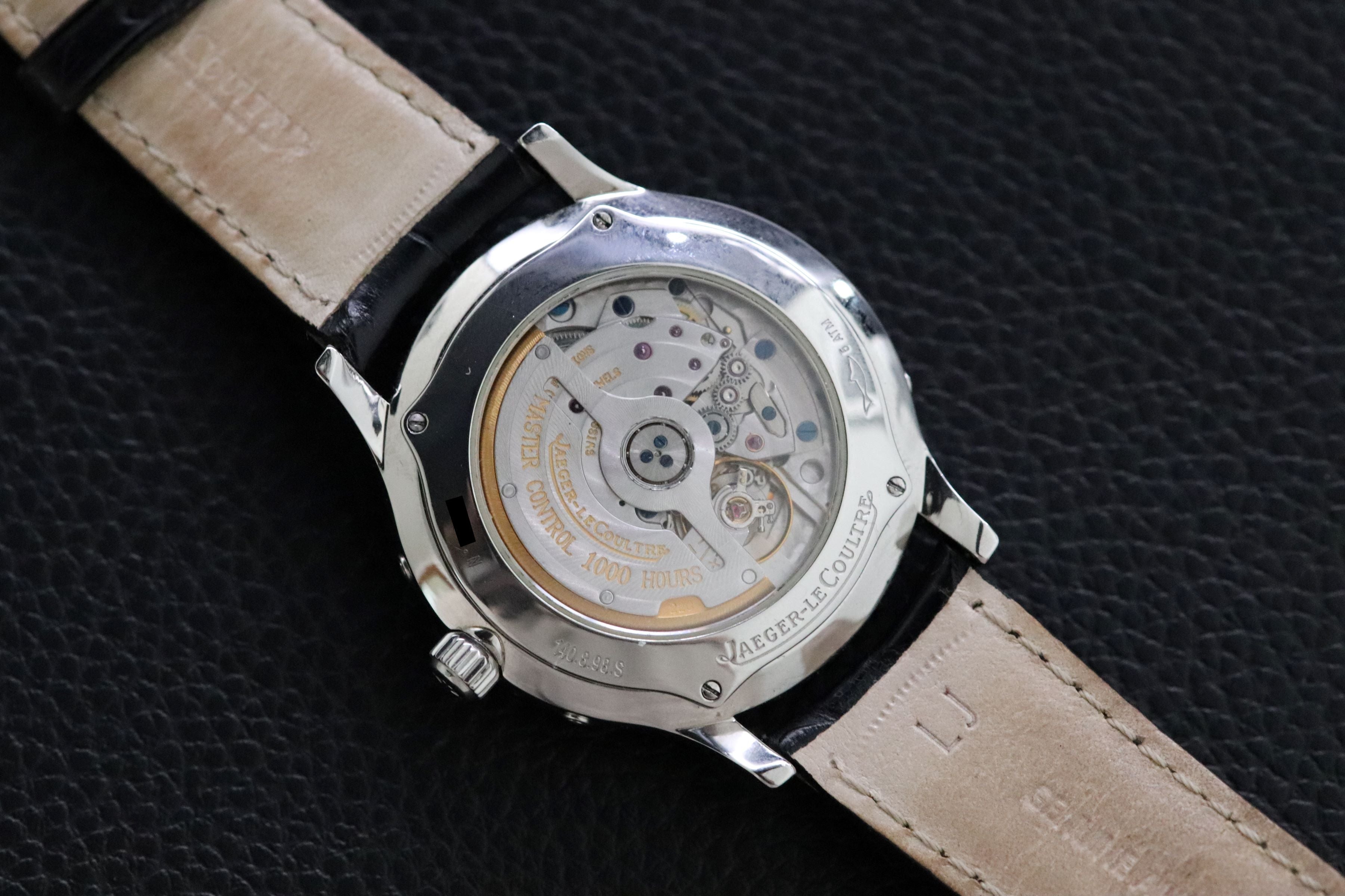 Jaeger-LeCoultre Master Calendar Moon 140.8.98.S Glass back