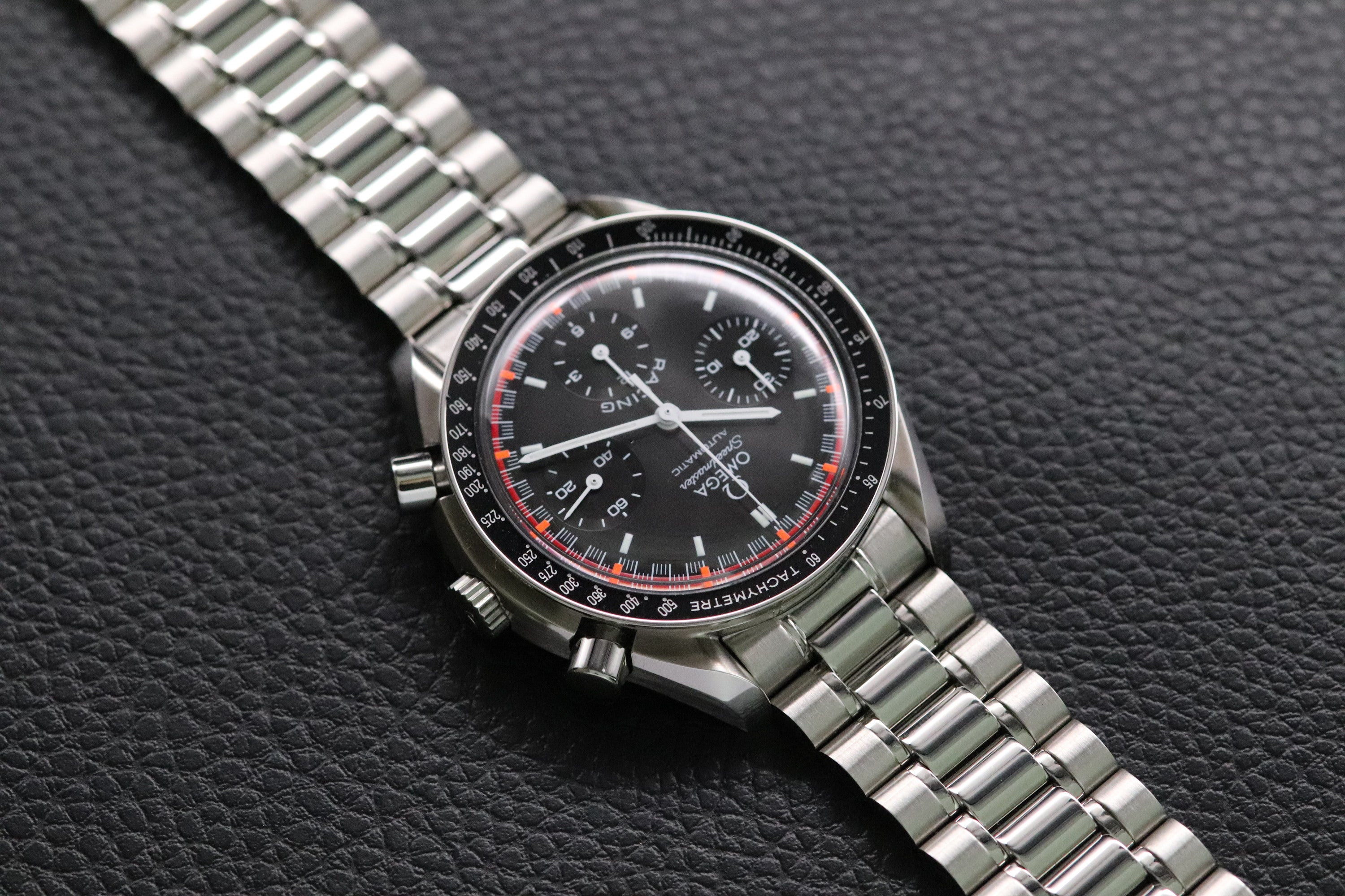 Omega Speedmaster Reduced 3518.50 Michael Schumacher 1998 Fullset Box+Paper