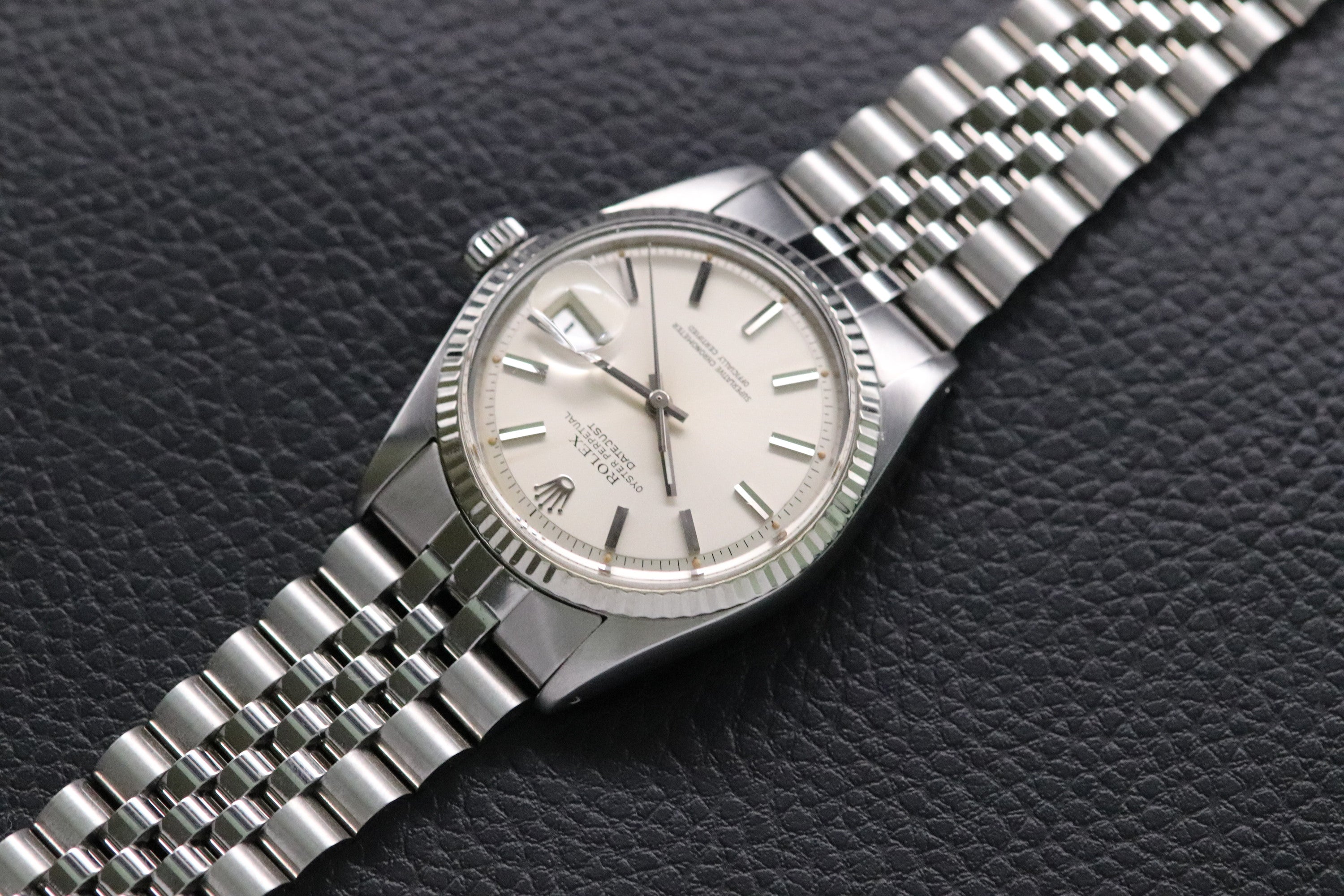 Rolex Datejust 1601 Silver Dial Papers 1977