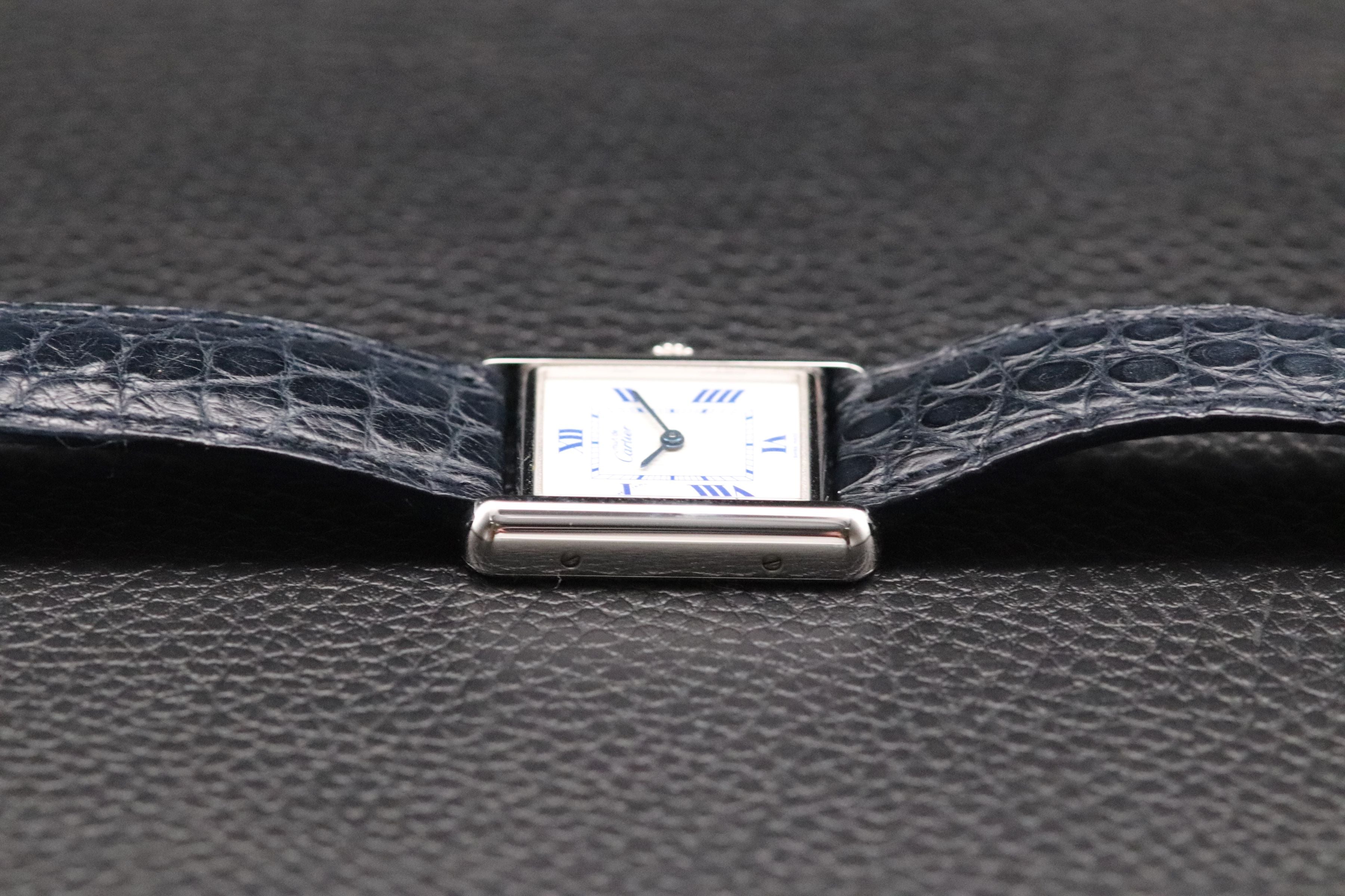 Cartier Must Tank W1014054 Fullset 2000 Box+Papers