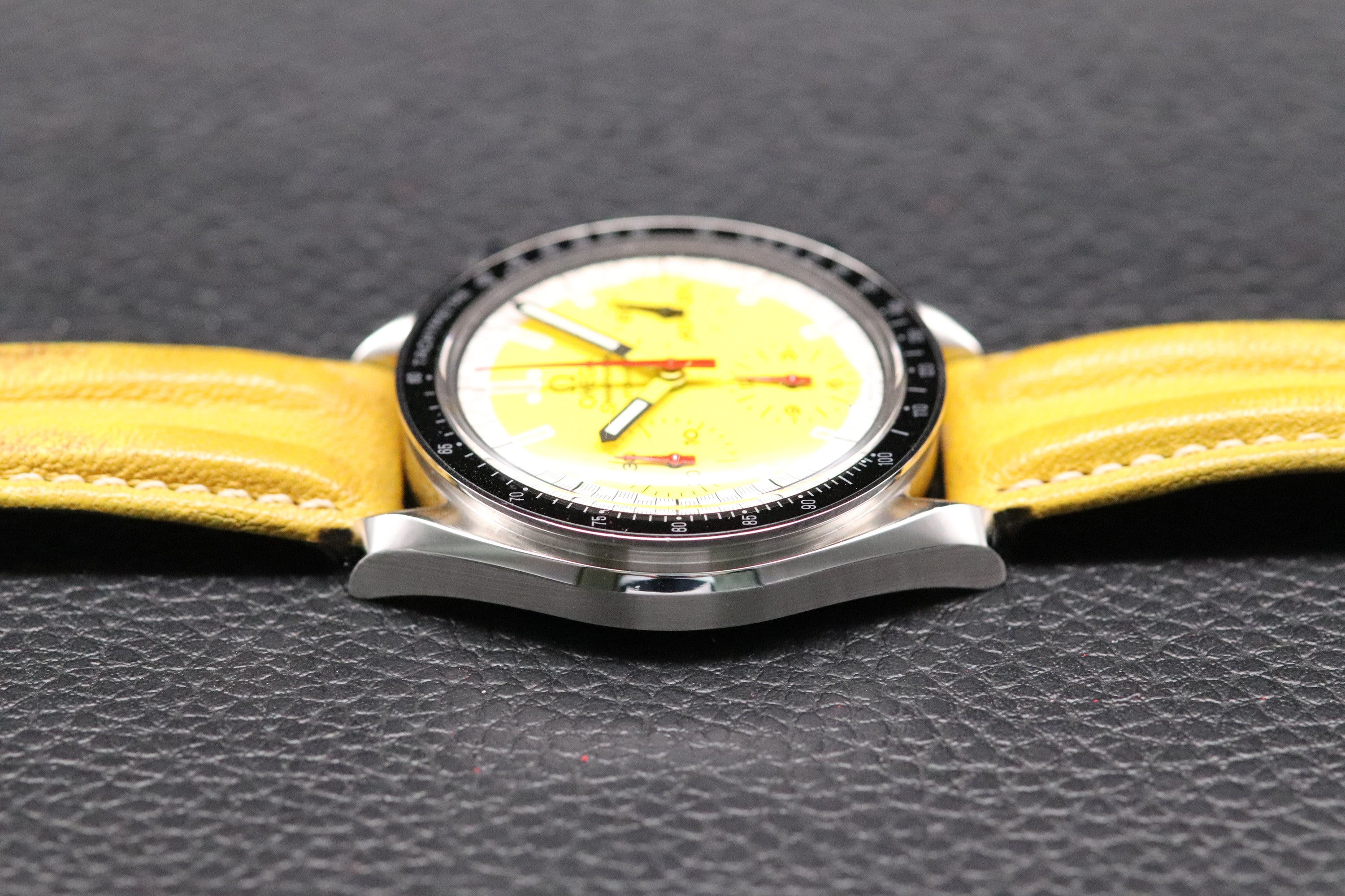 Omega Speedmaster Reduced 3810.12 Schumacher Yellow Dial