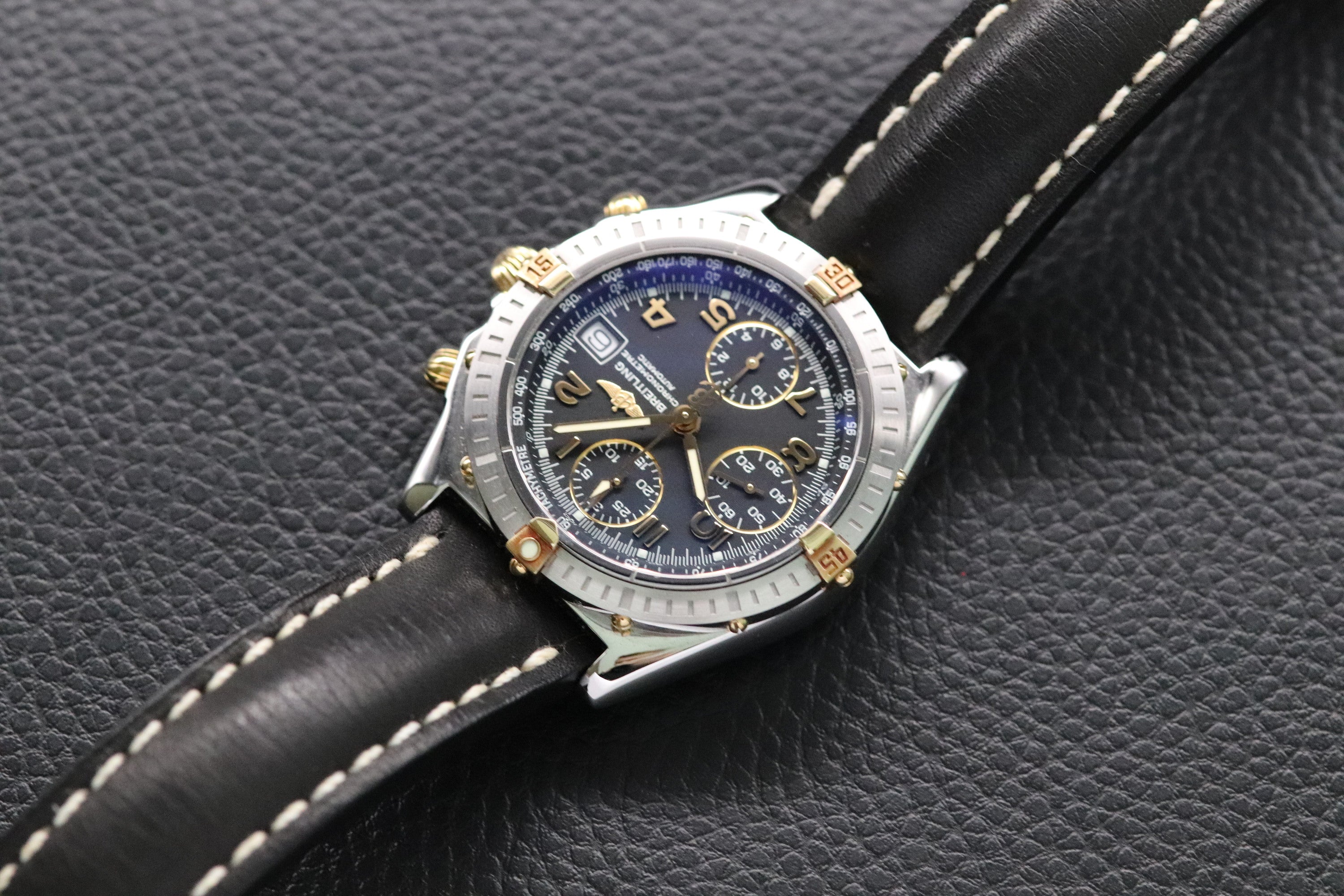Breitling Chronomat B13352 Black Dial 2003 Papers