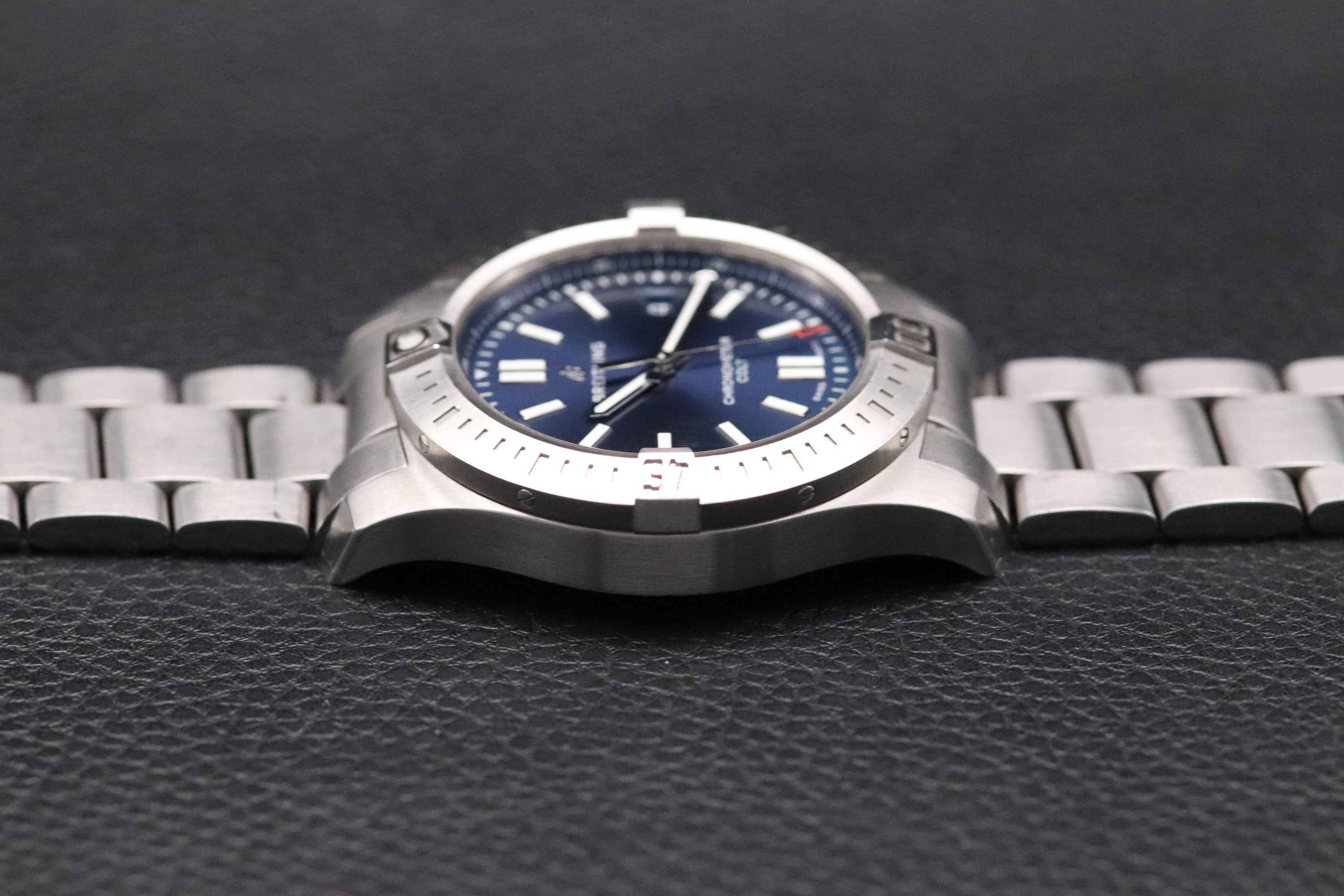 Breitling Colt A17388 Blue Dial Fullset 2018 Box+Papers