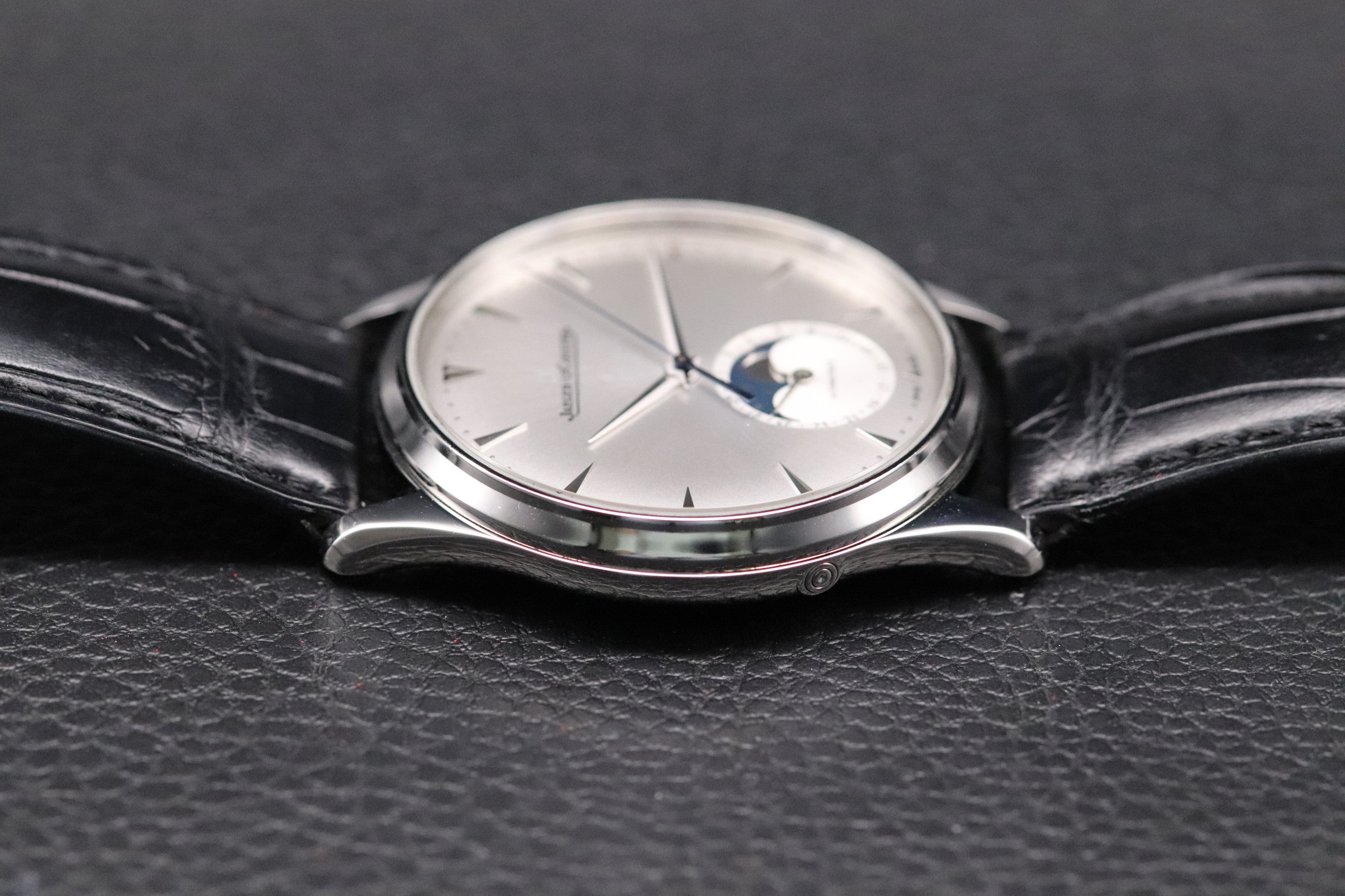 Jaeger-LeCoultre Master Ultra Thin Moon 176.8.64.S Papers 2014