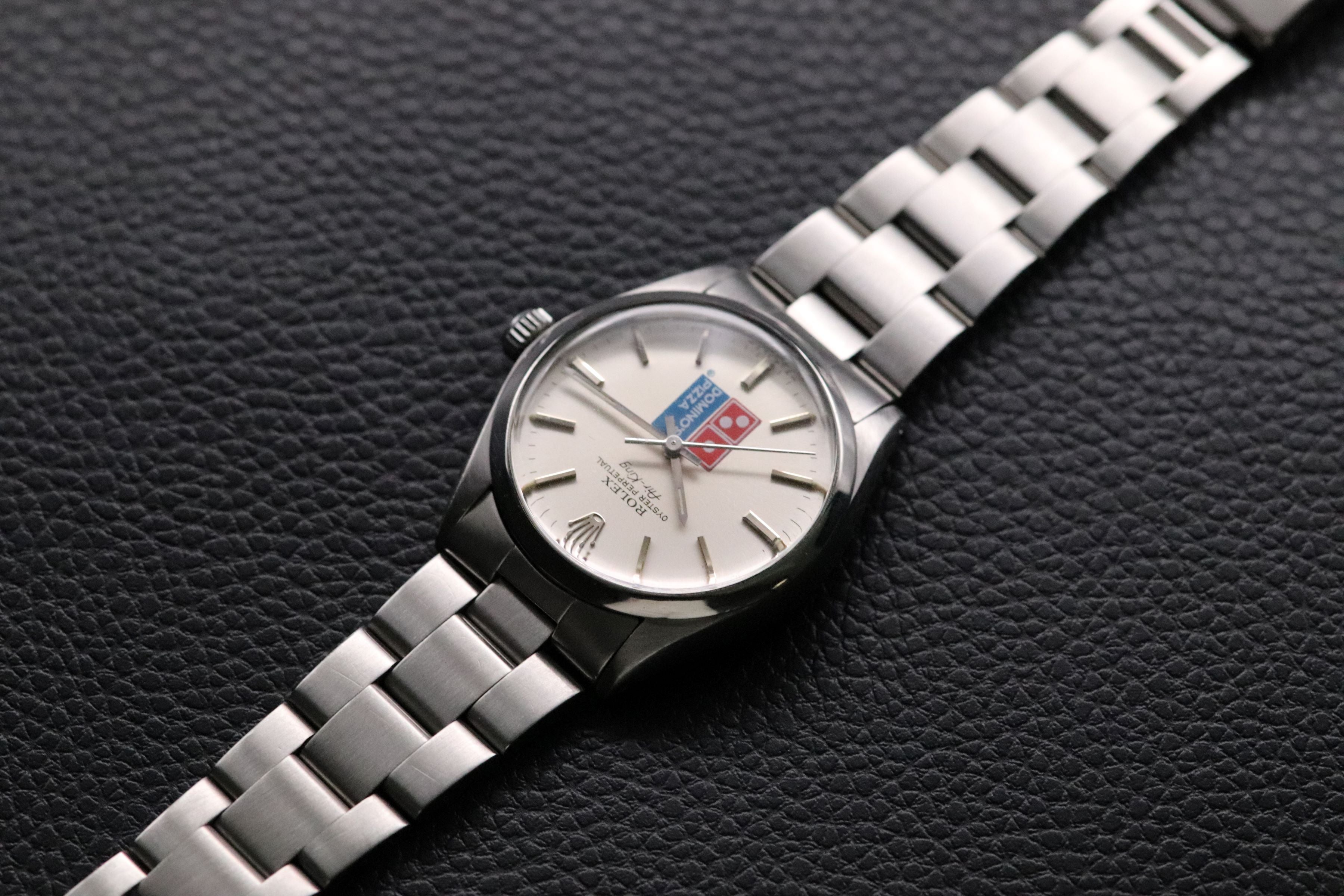 Rolex Air-King 5500 Dominos Pizza 1982 Logo Dial