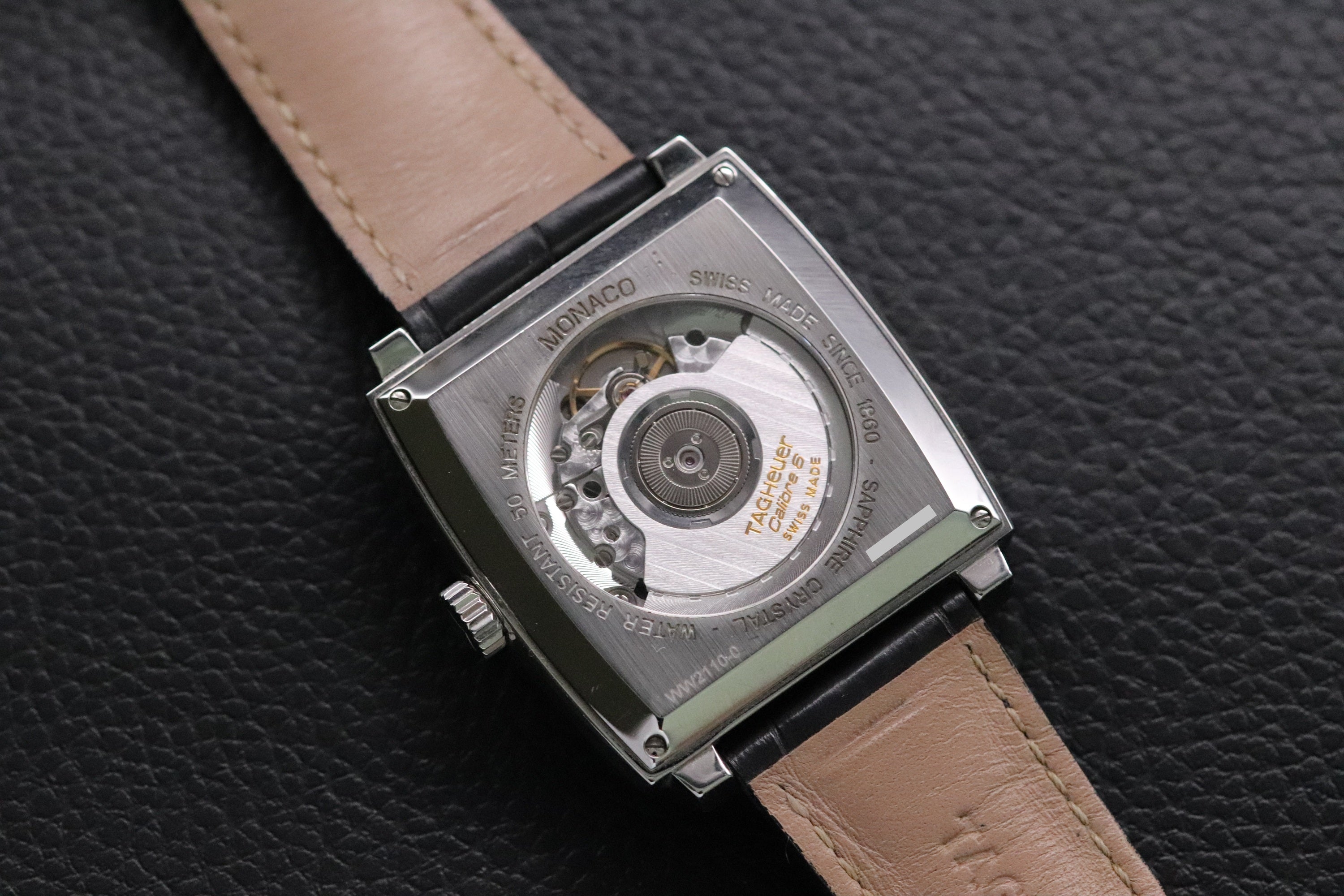 Tag Heuer Monaco WW2110 Black Dial 2010