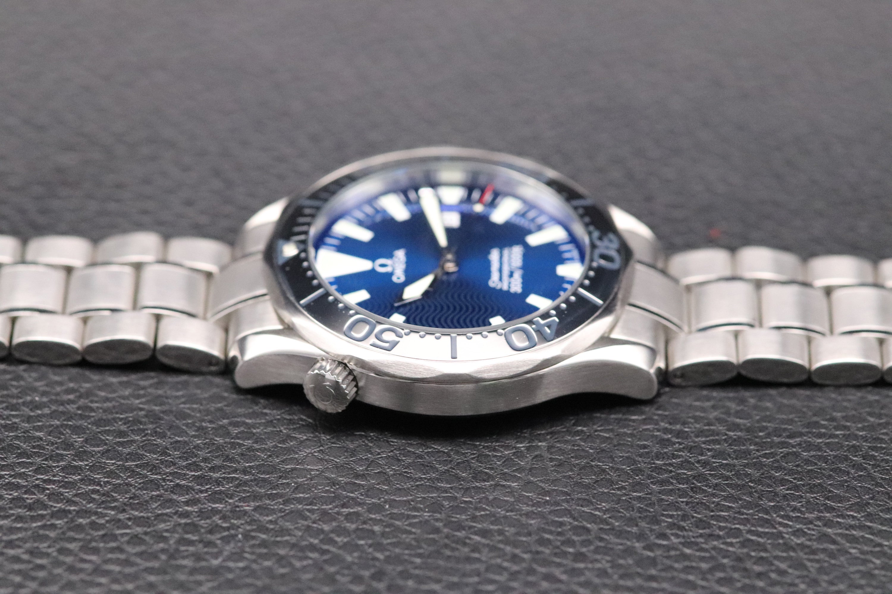 Omega Seamaster Diver 2265.80 Blue Dial 2000 Papers