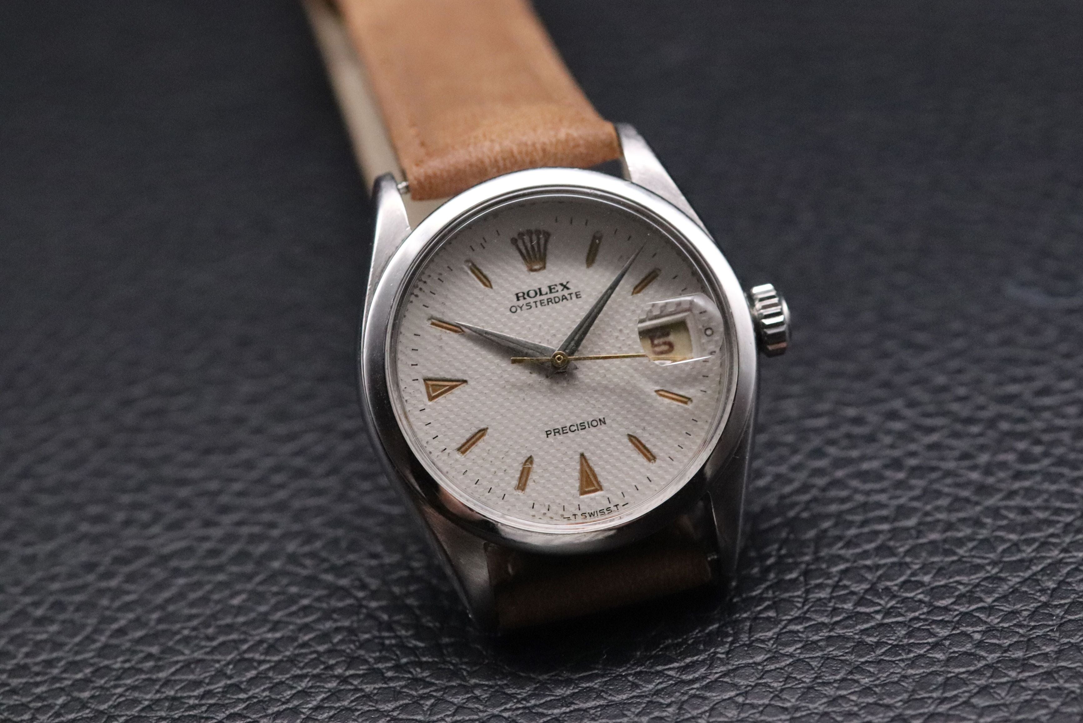 Rolex Oysterdate 6294 Waffle Dial