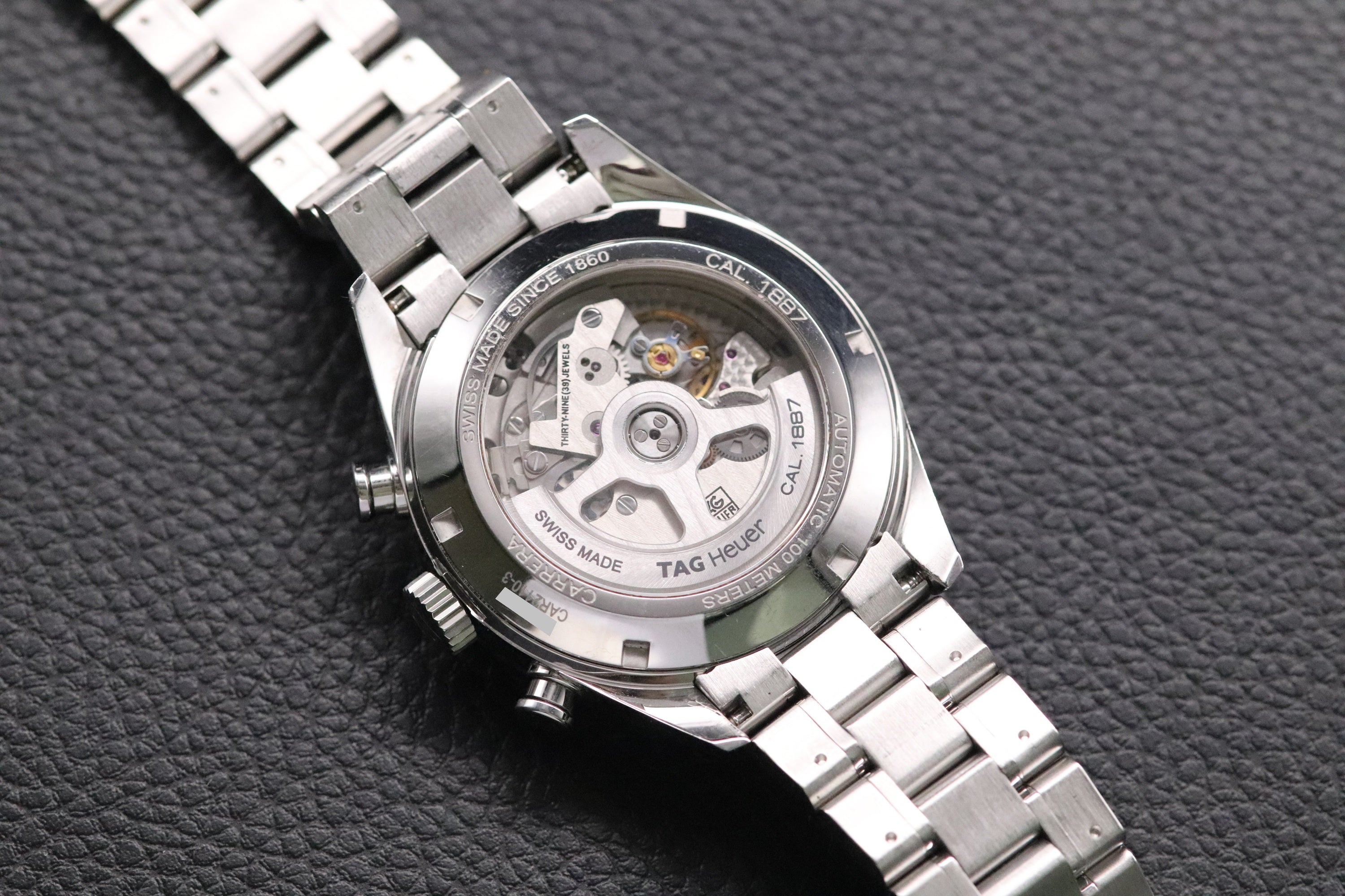 Tag Heuer Carrera Caliber 1887 CAR2110-3 Black Dial 2015