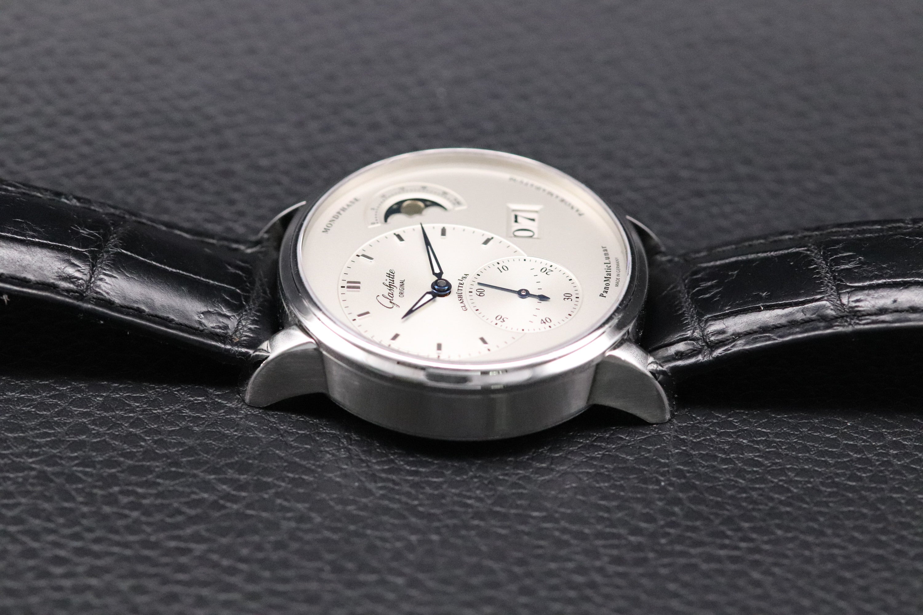 Glashütte Original PantoMaticLunar 19002423261 Fullset 2020 Box+Papers Extra Leather Strap