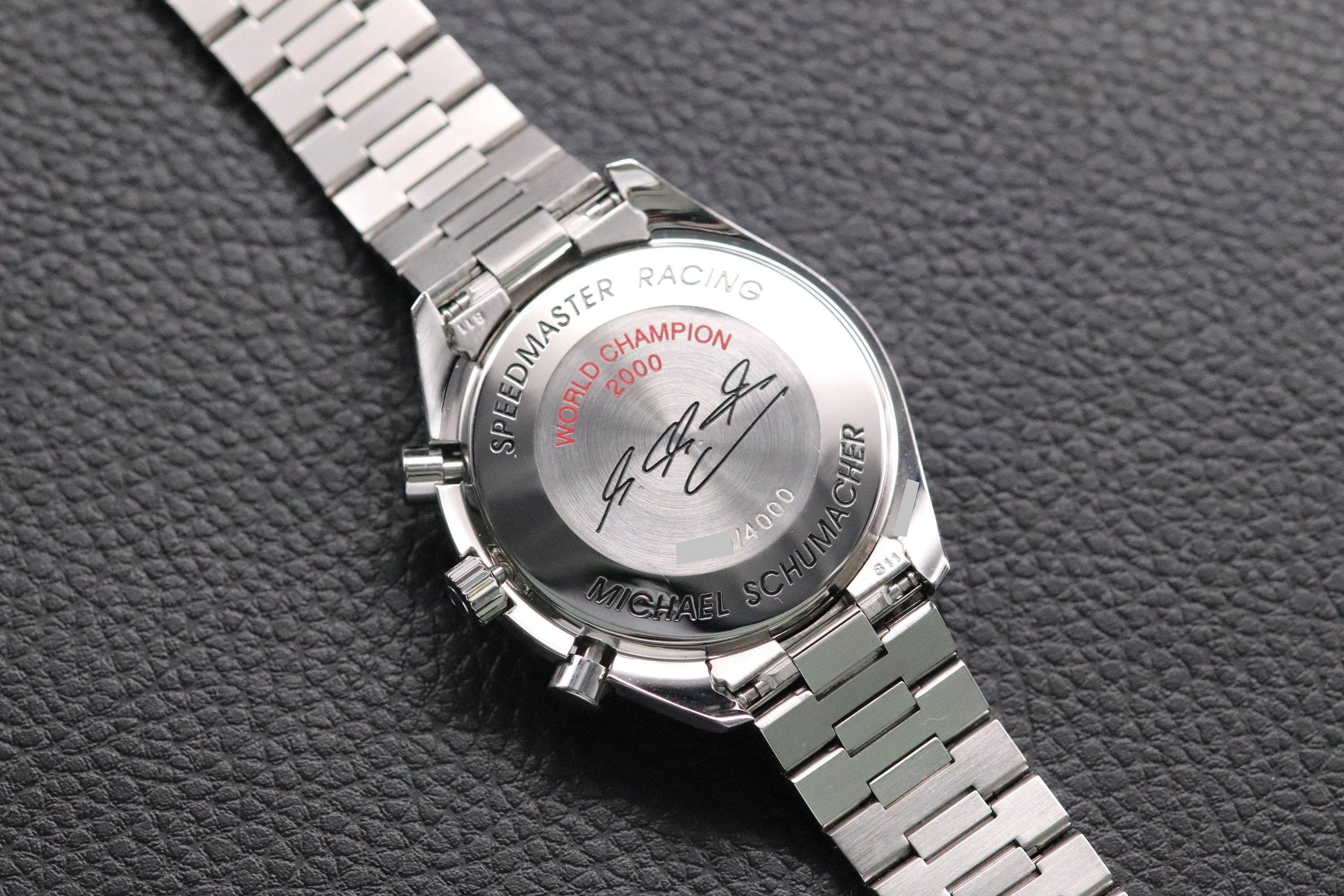 Omega Speedmaster Reduced 3517.30 Michael Schumacher 2001 Papers