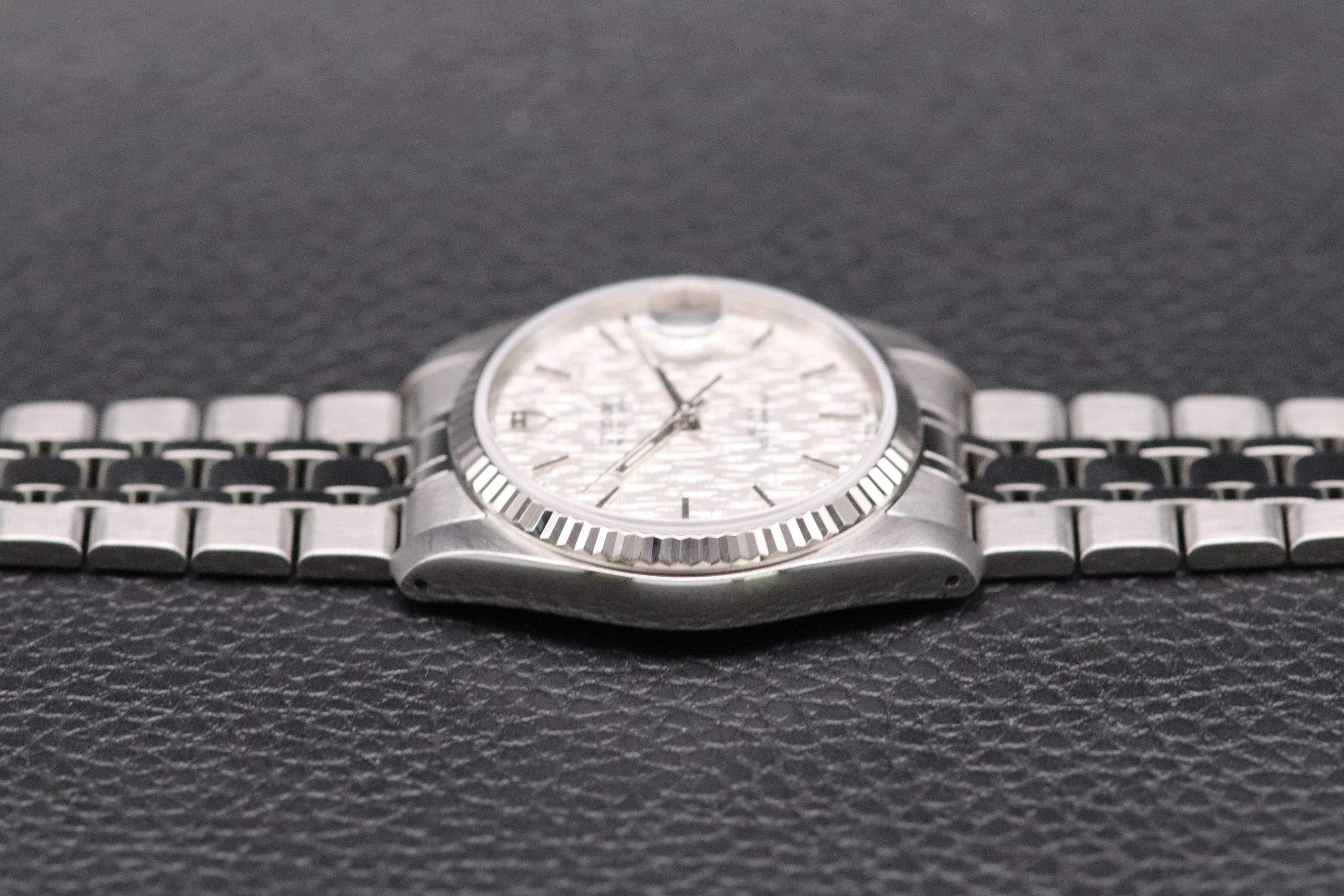 Tudor Prince Date 74034 Linen Dial Fullset 2019 Box+Papers