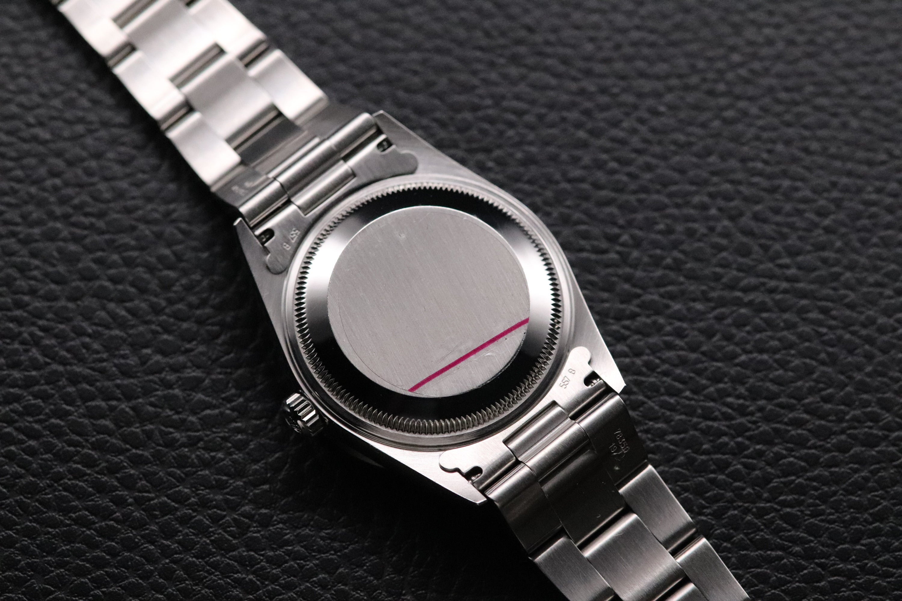 Rolex Date 15210 Black Dial Fullset 2002 Box+Papers