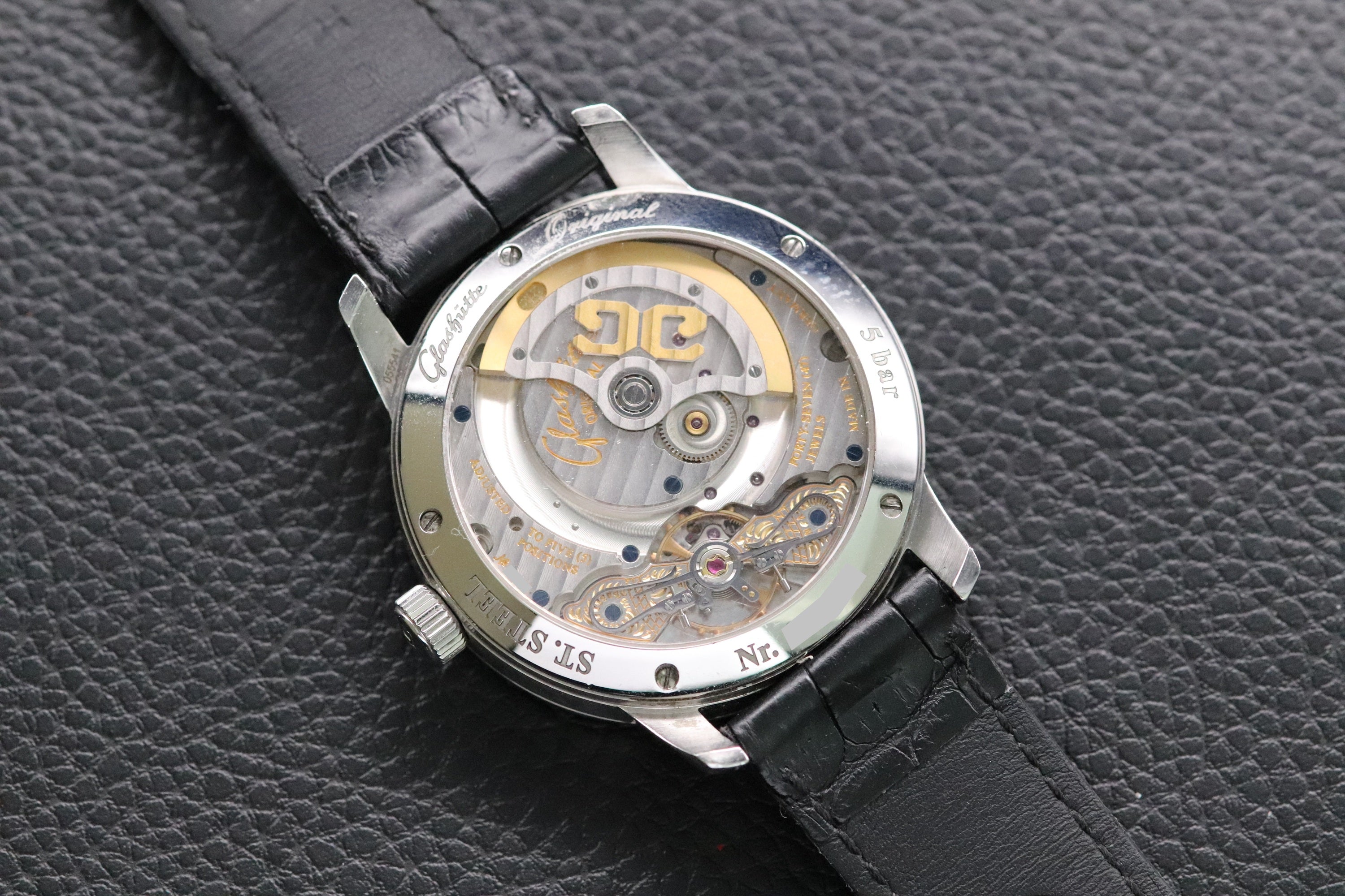 Glashütte Original PantoMaticLunar 19002423261 Fullset 2020 Box+Papers Extra Leather Strap