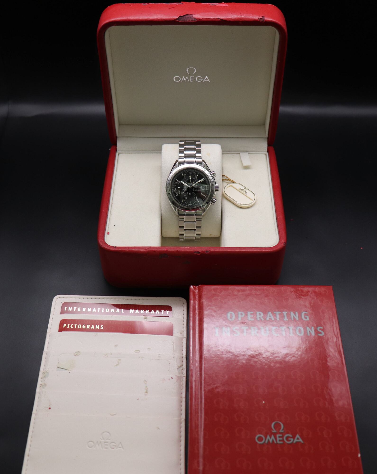 Omega Speedmaster Date 3513.50 Fullset 2001 Box+Papers