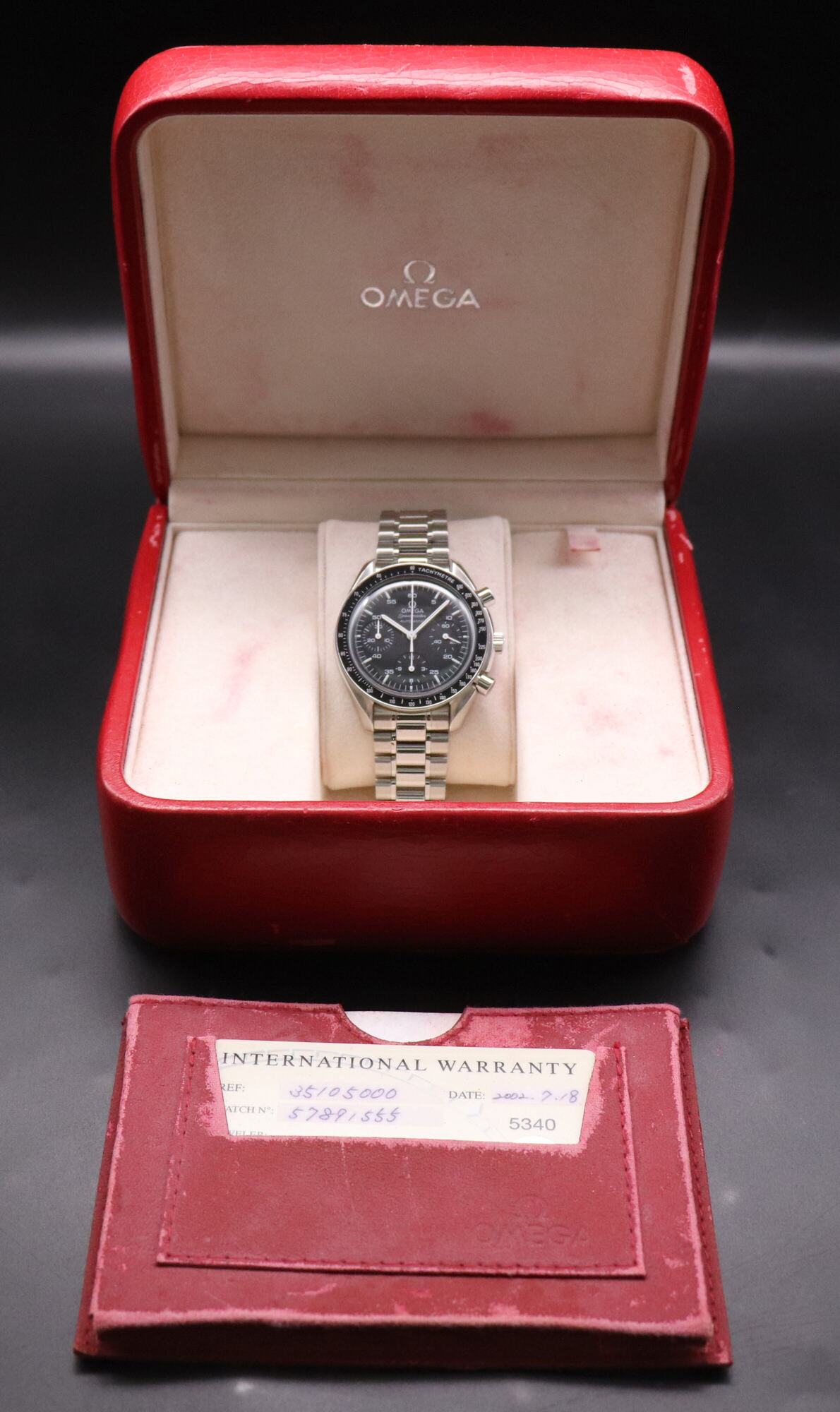 Omega Speedmaster Reduced 3510.50 Fullset 2002 Box+Papers