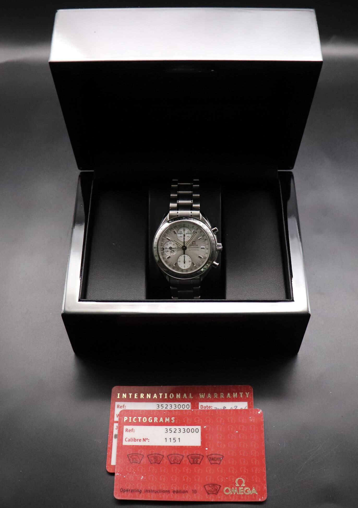 Omega Speedmaster Day Date 3523.30 Papers 2008