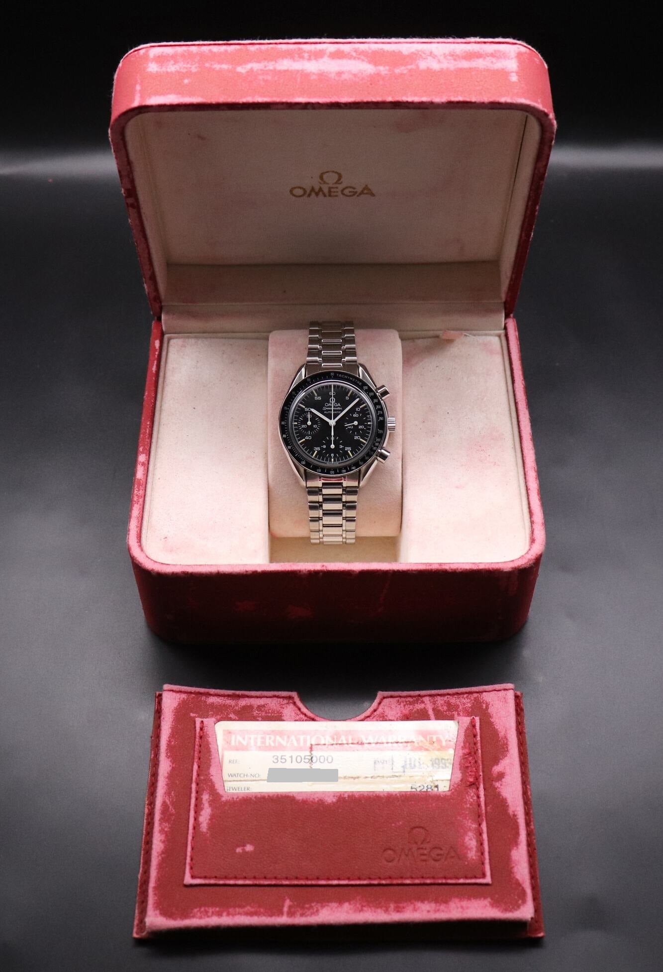 Omega Speedmaster Reduced 3510.50 Fullset 1993 Box+Papers