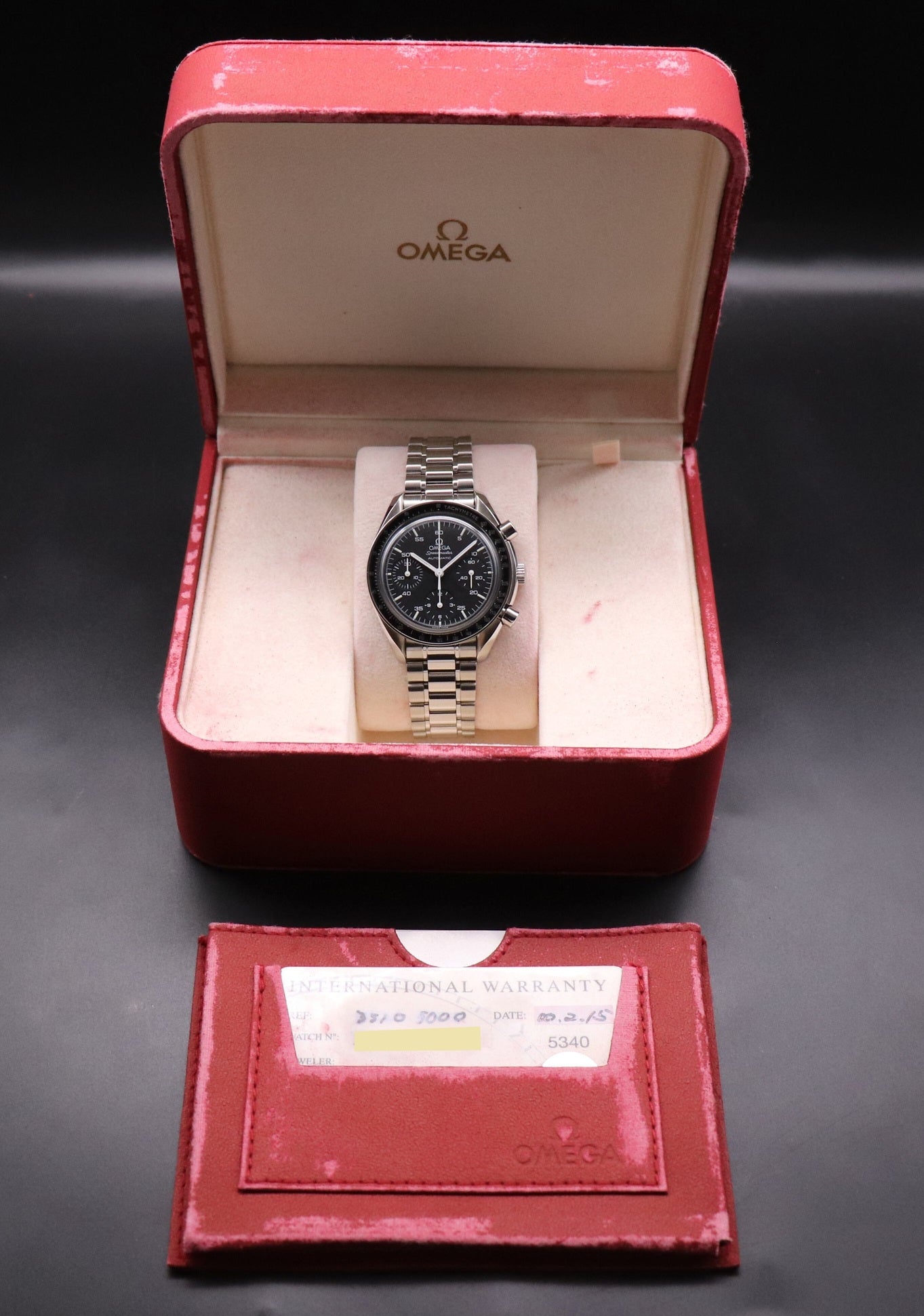 Omega Speedmaster Reduced 3510.50 Fullset 2000 Box+Papers