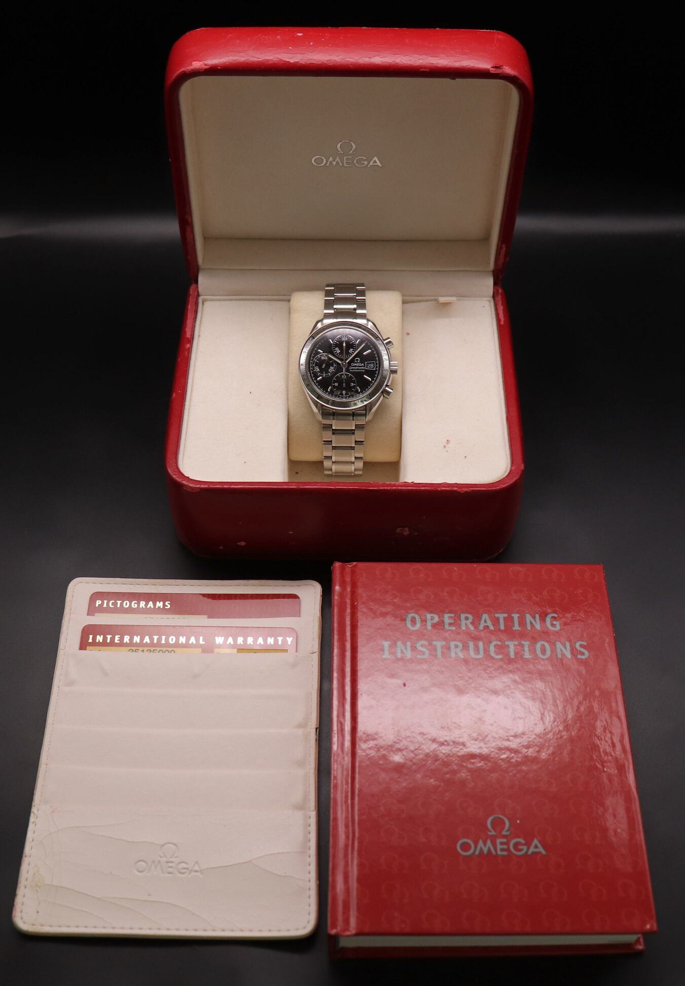Omega Speedmaster Date 3513.50 Fullset 2004 Box+Papers