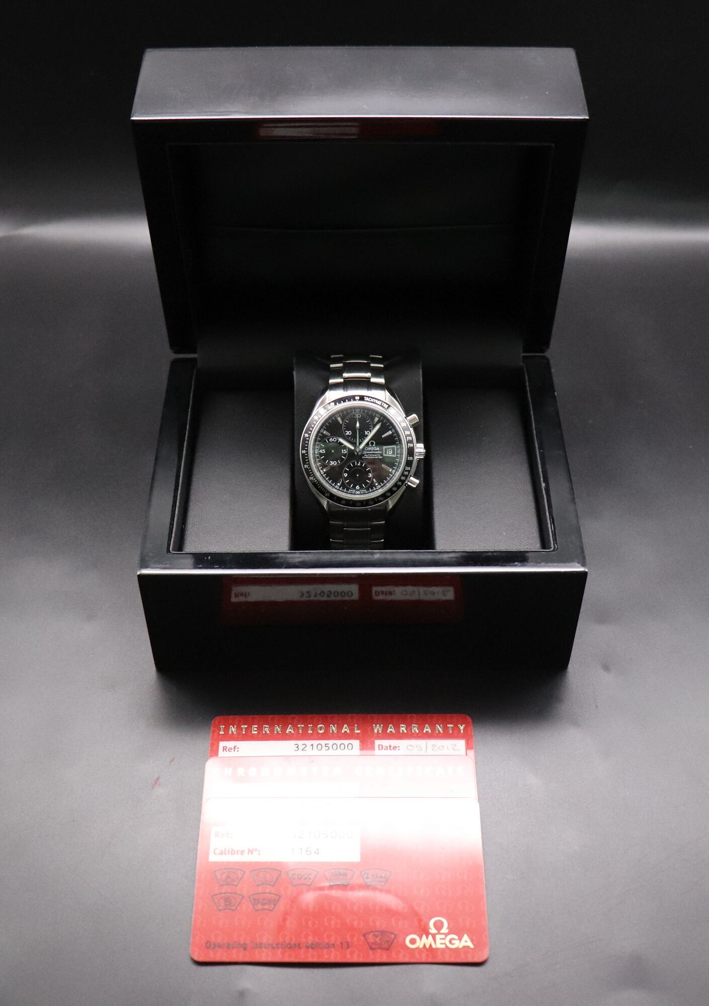 Omega Speedmaster Date 3210.50 Papers 2012