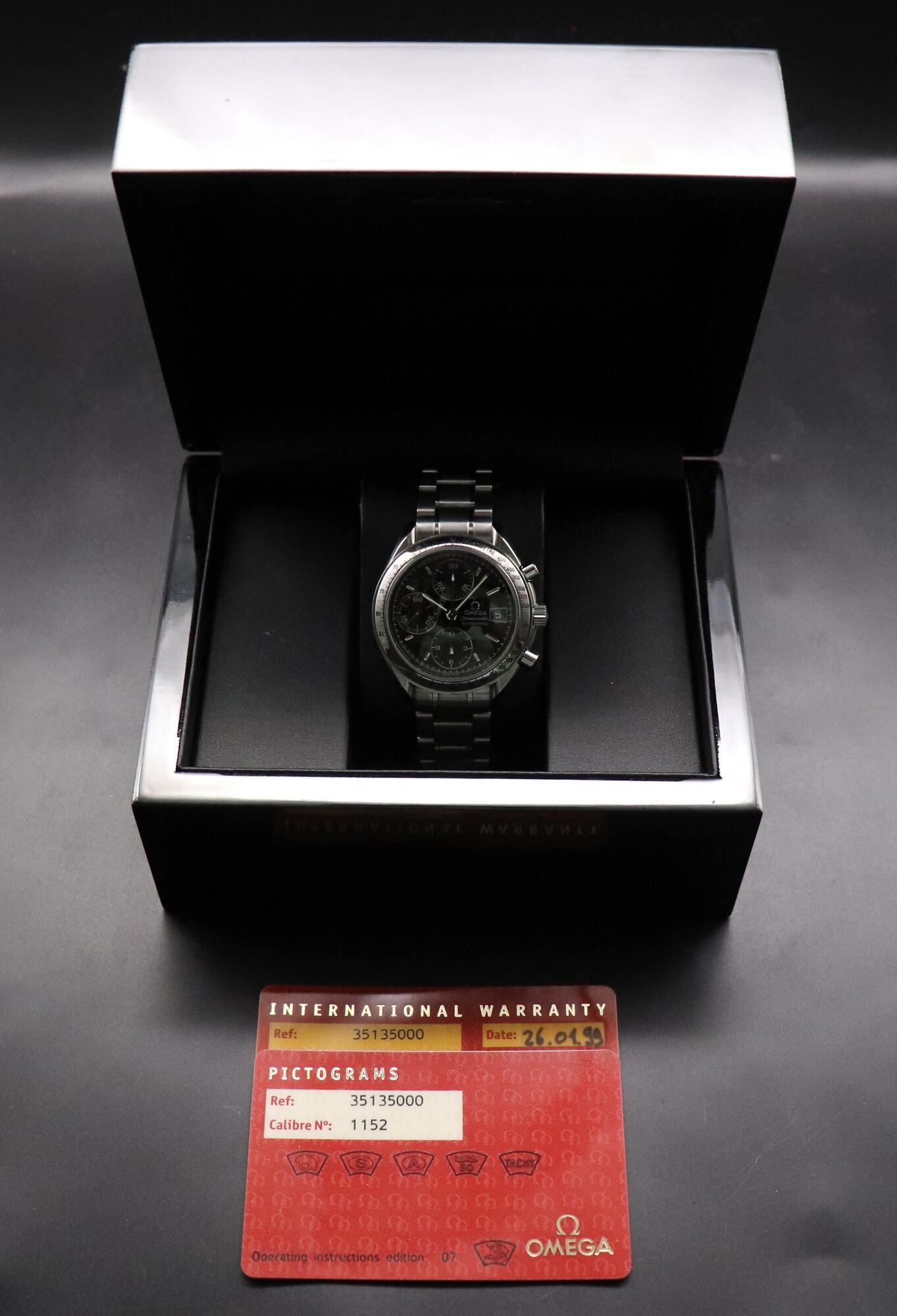 Omega Speedmaster Date 3513.50 Papers 1999