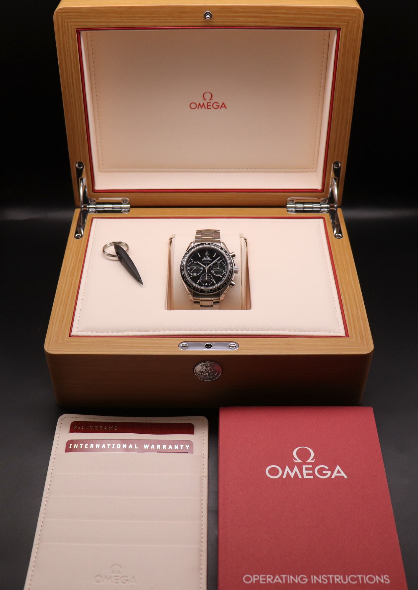 Omega Speedmaster Racing 326.30.40.50.01.001 Fullset 2015 Box+Paper