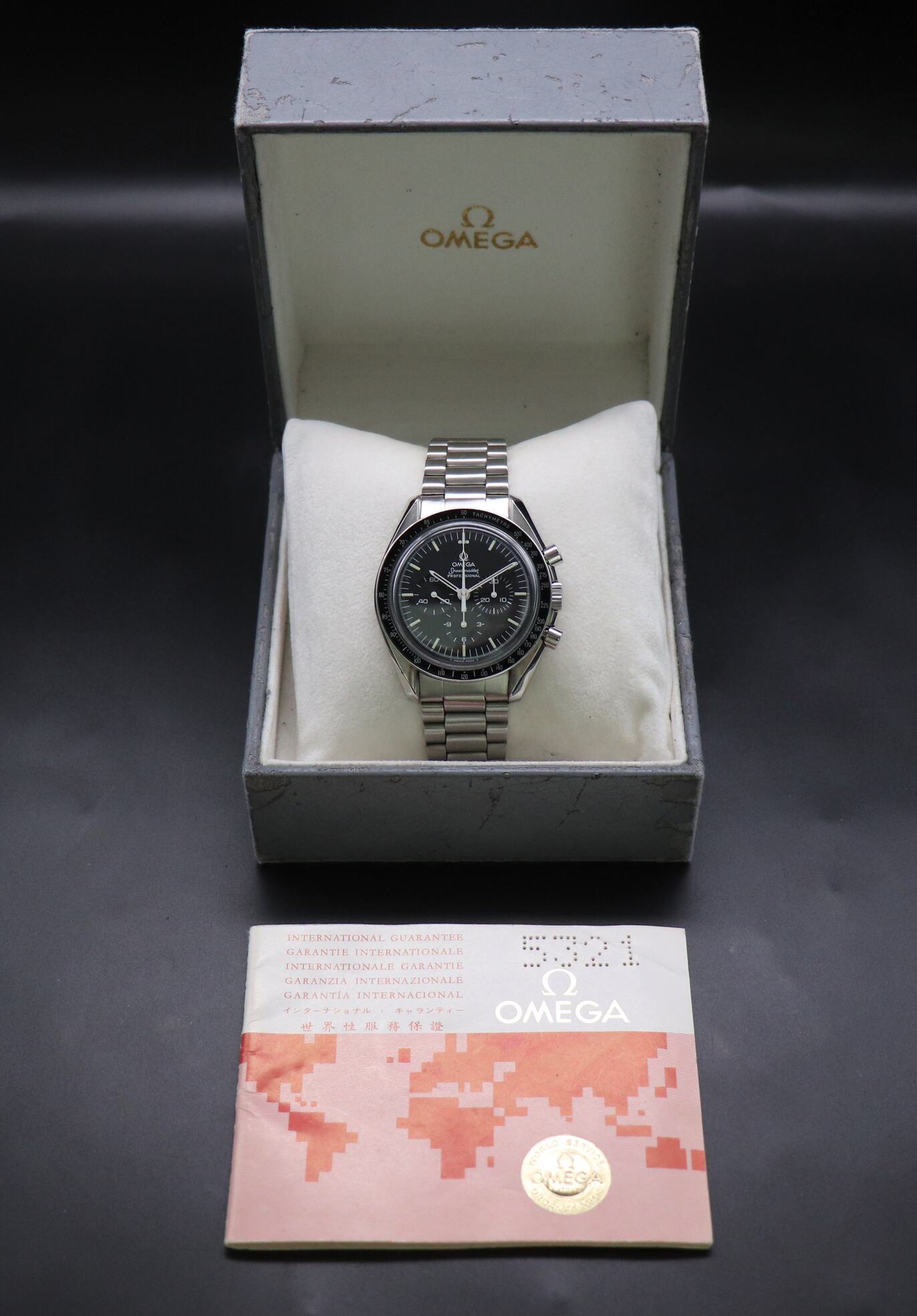 Omega Speedmaster Professional 145.022 Fullset 1982 Box+Paper