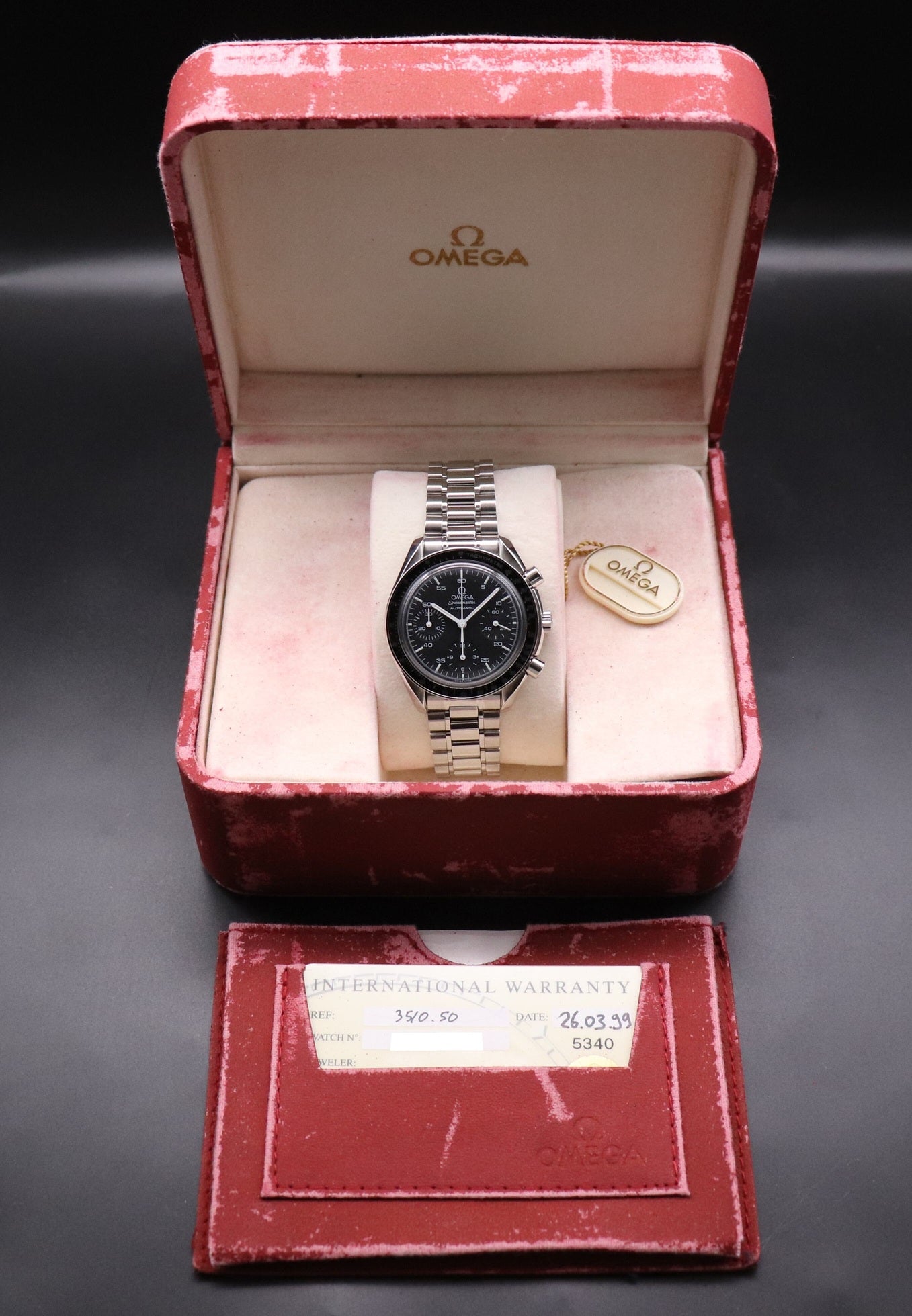 Omega Speedmaster Reduced 3510.50 Fullset 1999 Box+Papers