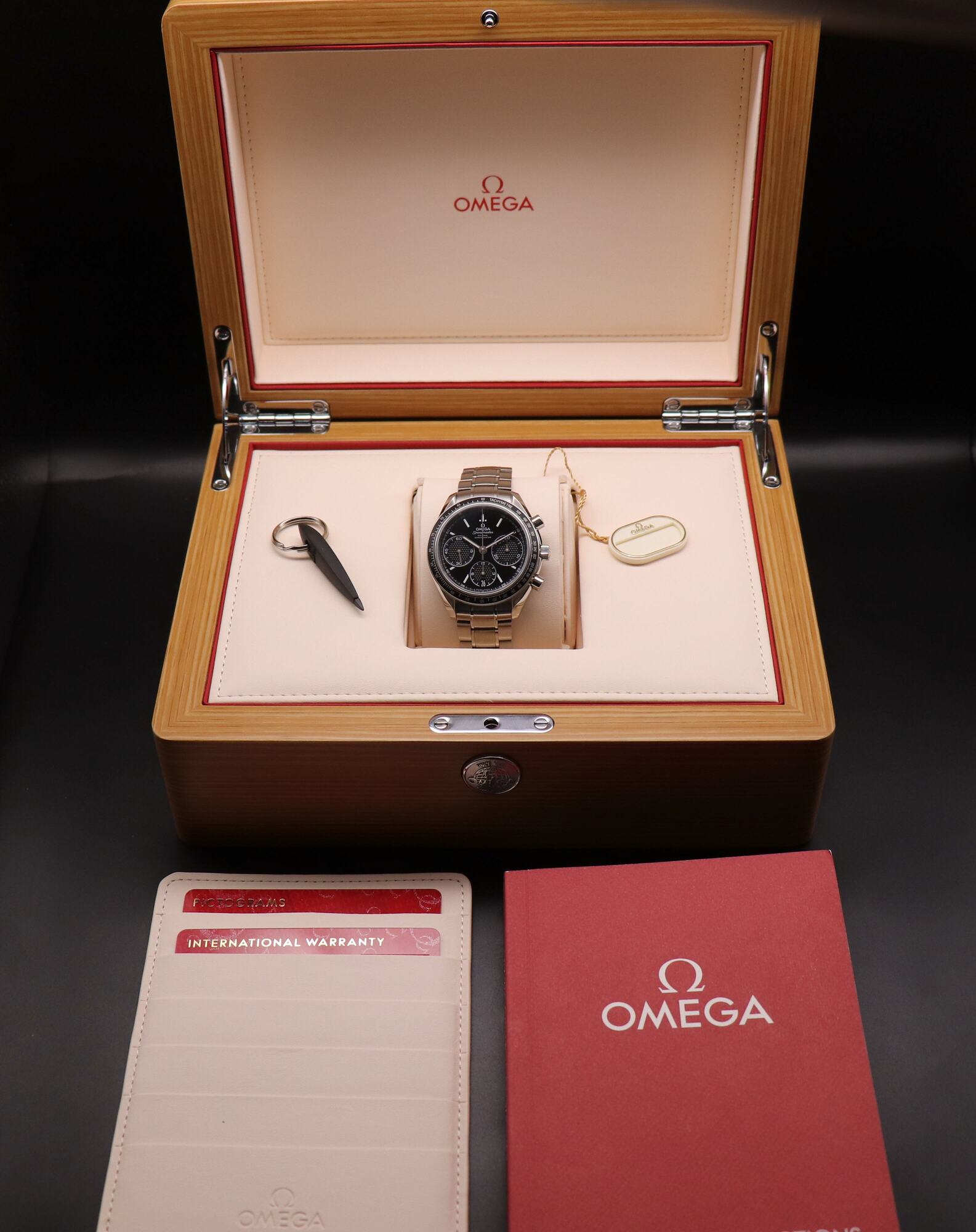 Omega Speedmaster Racing 326.30.40.50.01.001 Fullset 2024 Box+Paper