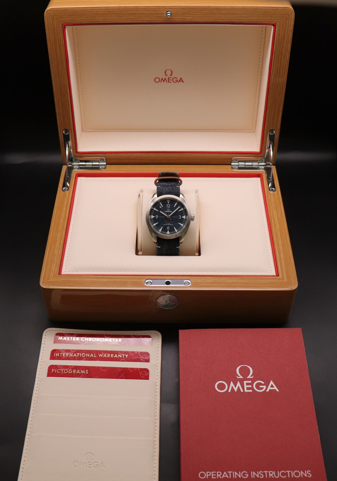 Omega Seamaster Railmaster 220.12.40.20.03.001 Fullset 2023 Box+Papers