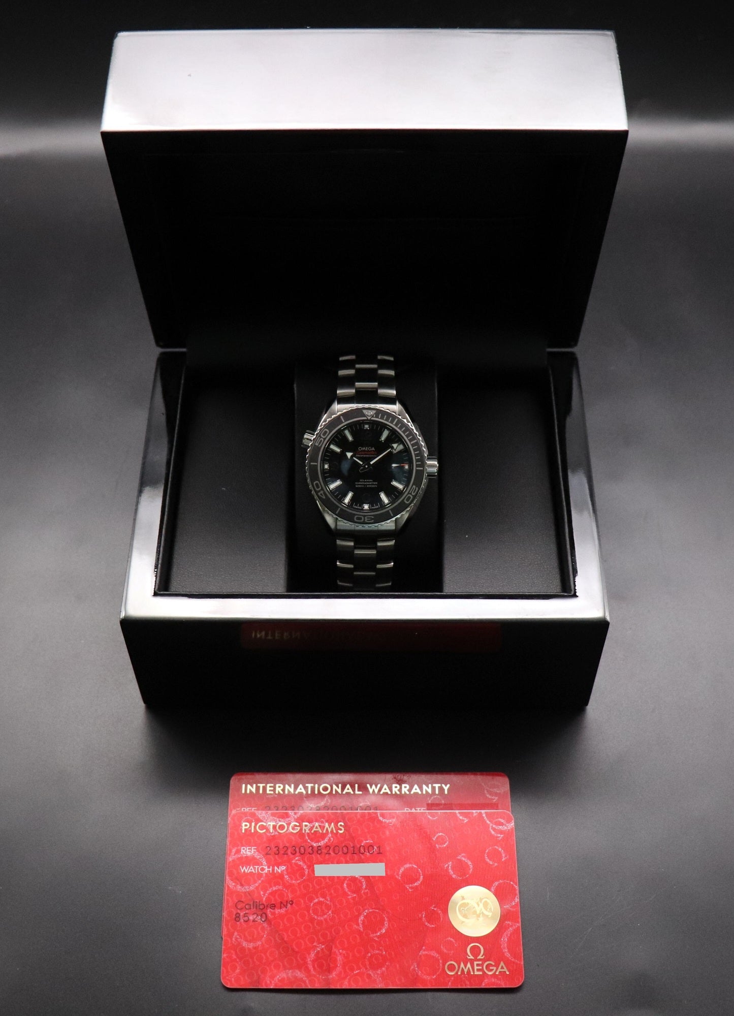 Omega Seamaster Planet Ocean 232.30.38.20.01.001 Papers