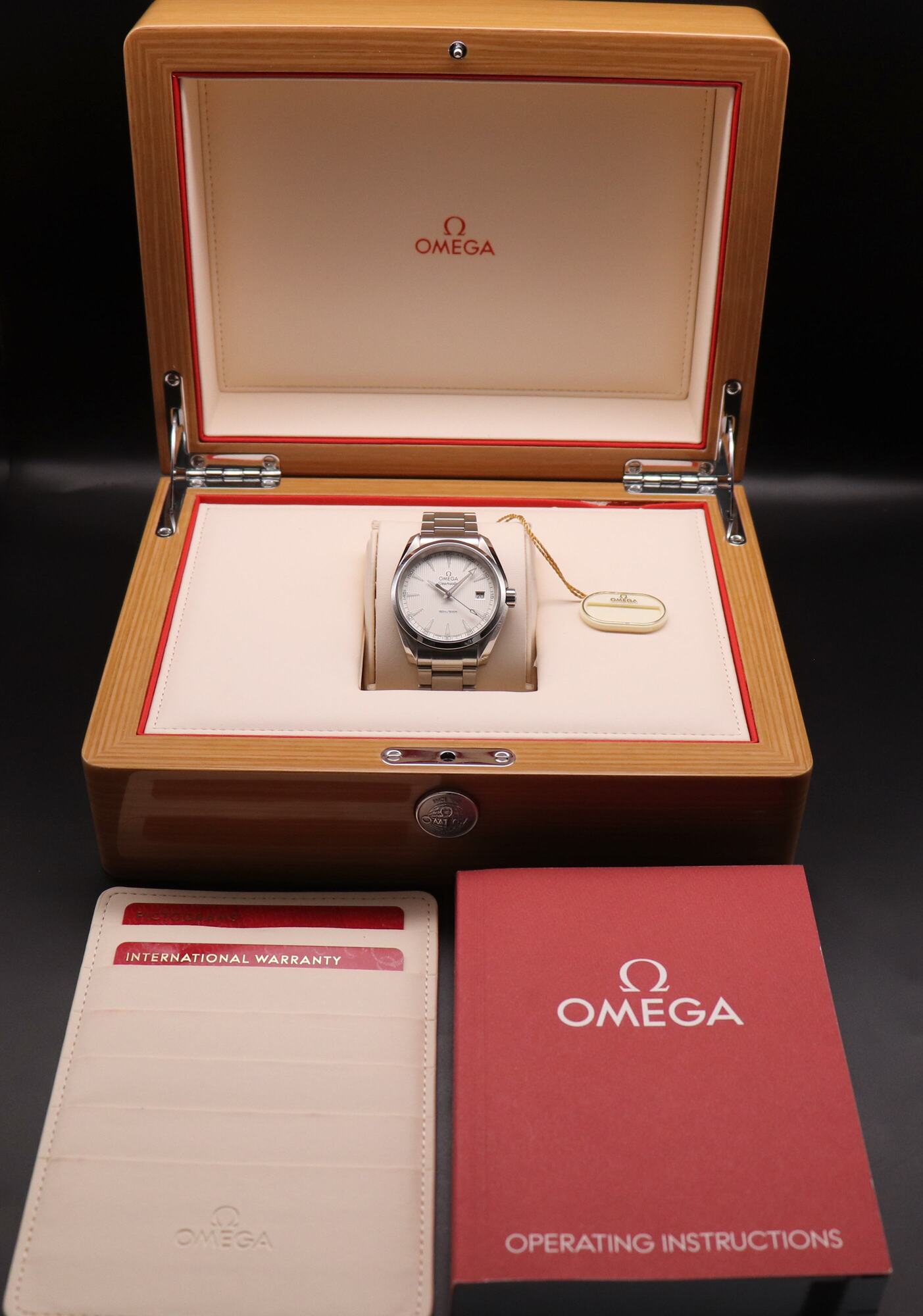 Omega Aqua Terra 231.10.39.60.02.001 FULLSET 2013 Box + PAPERS