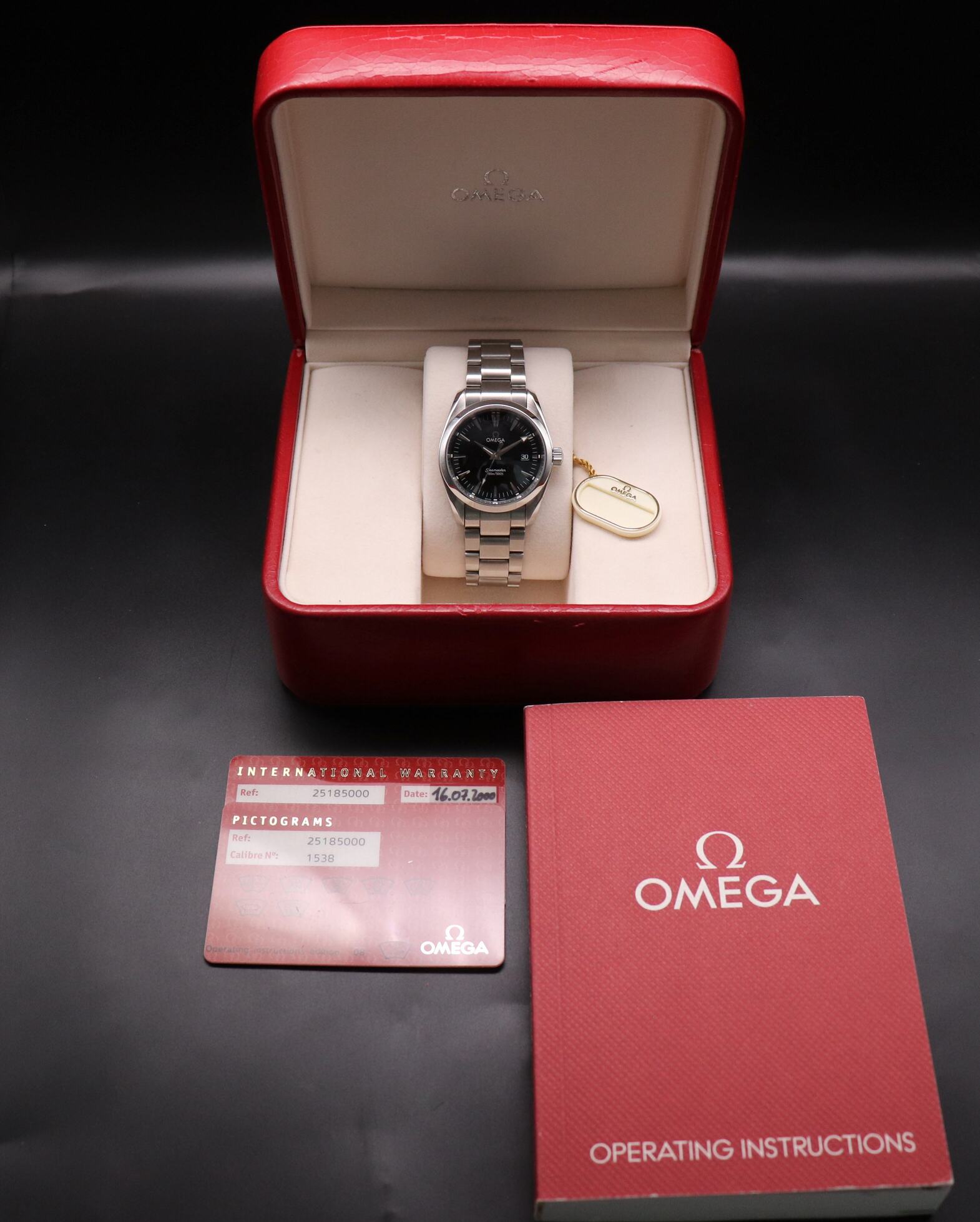 Omega Seamaster Aqua Terra 2518.50 Fullset 2000 Box+Papers