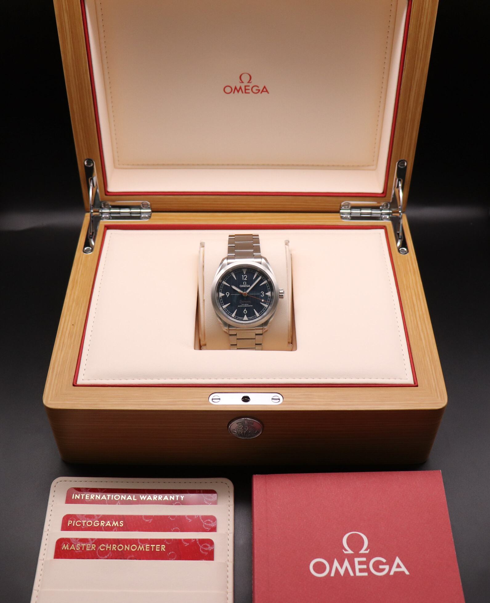 Omega Seamaster Railmaster 220.10.40.20.03.001 Fullset 2023 Box+Papers