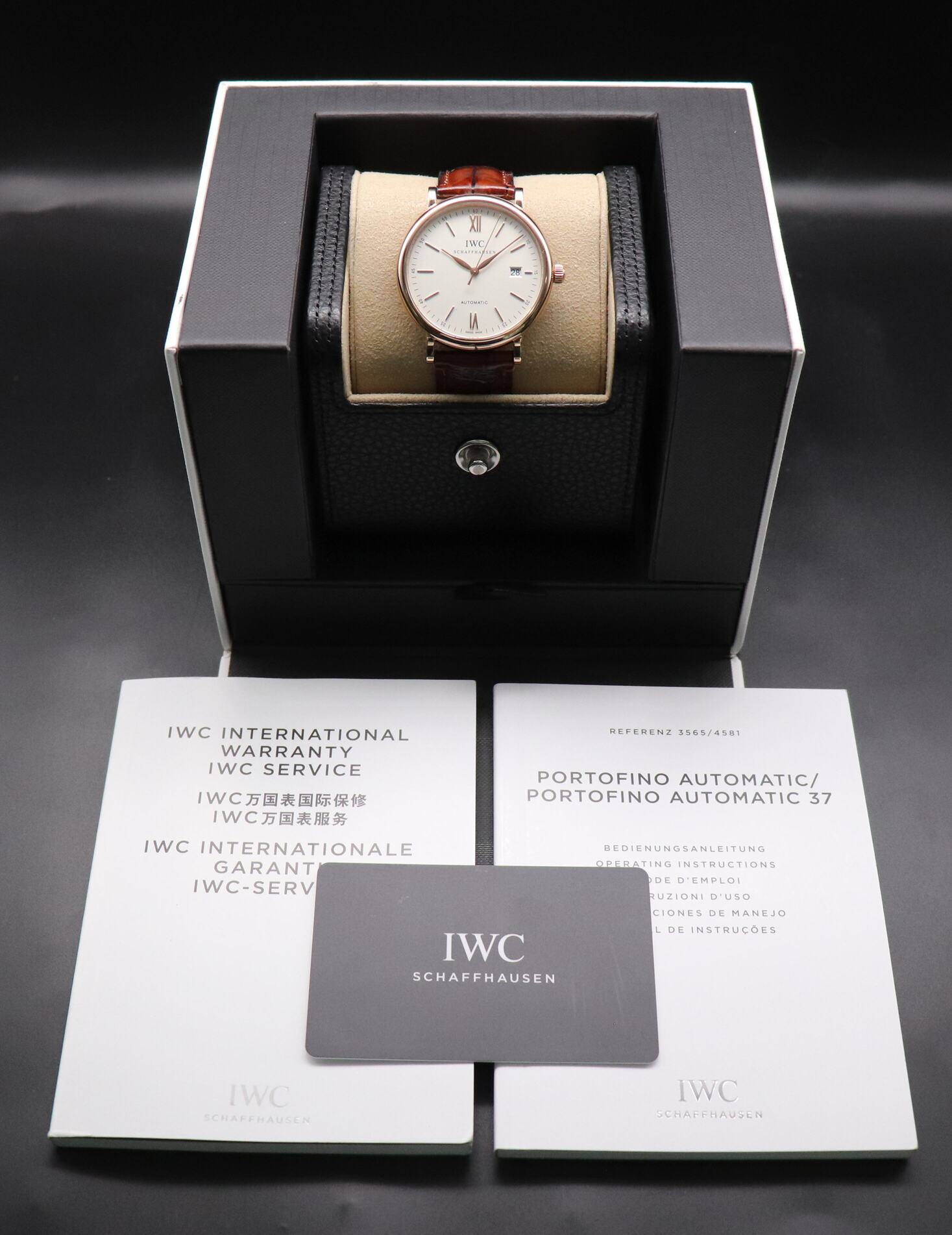 IWC Portofino Automatic IW356504 Gold 18kt Fullset 2020 Box+Papers