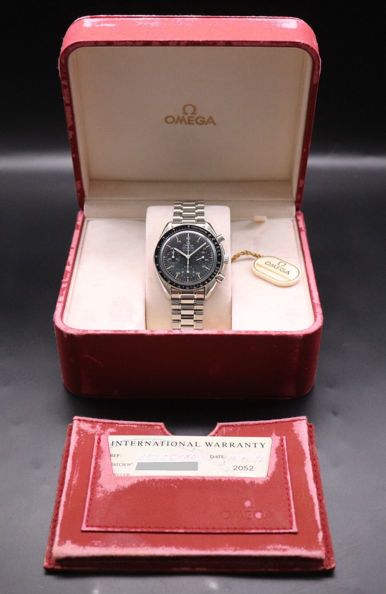 Omega Speedmaster Reduced 3510.50 Fullset 1996 Box+Papers