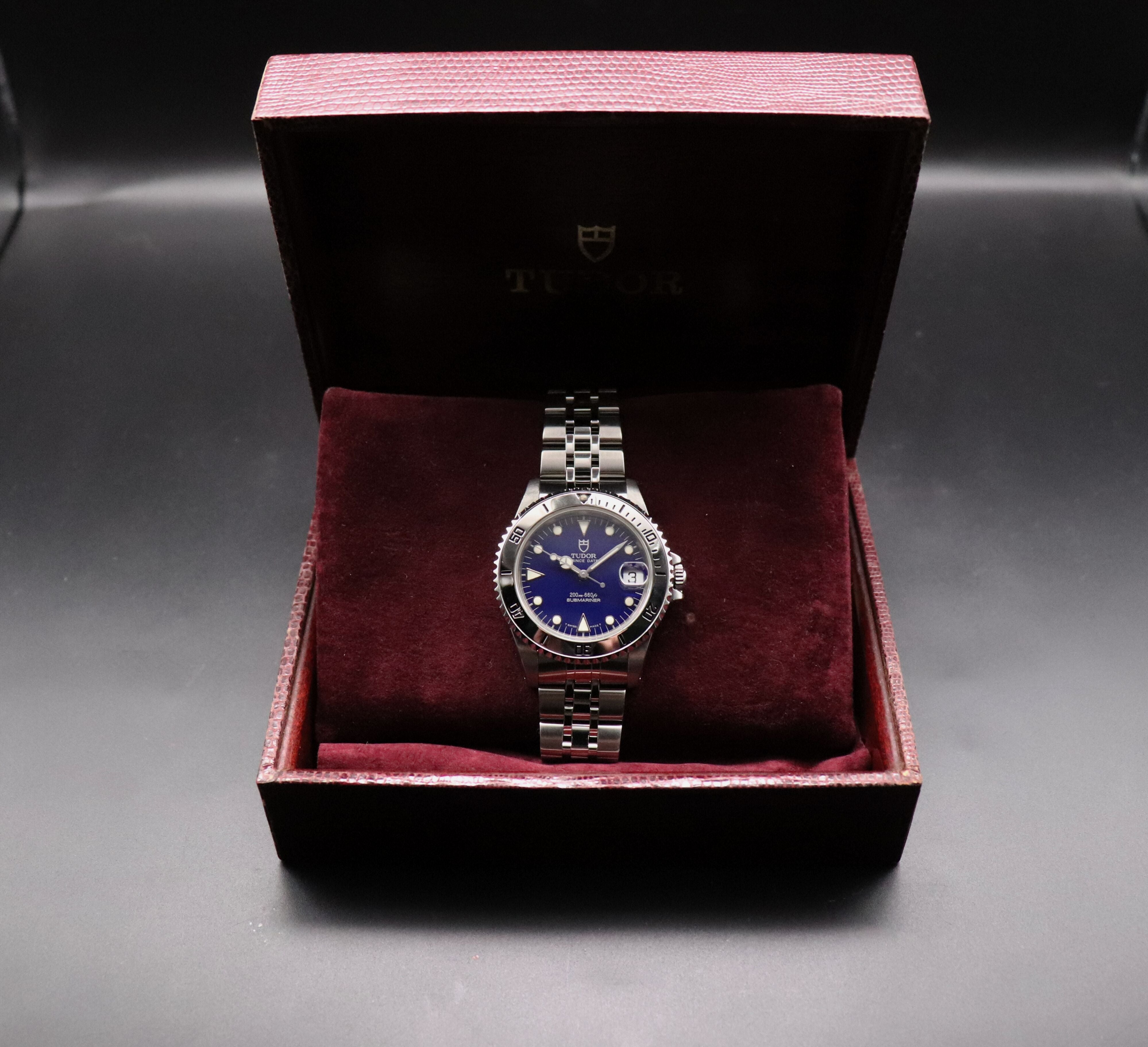 Tudor Submariner 75190 Blue 1997