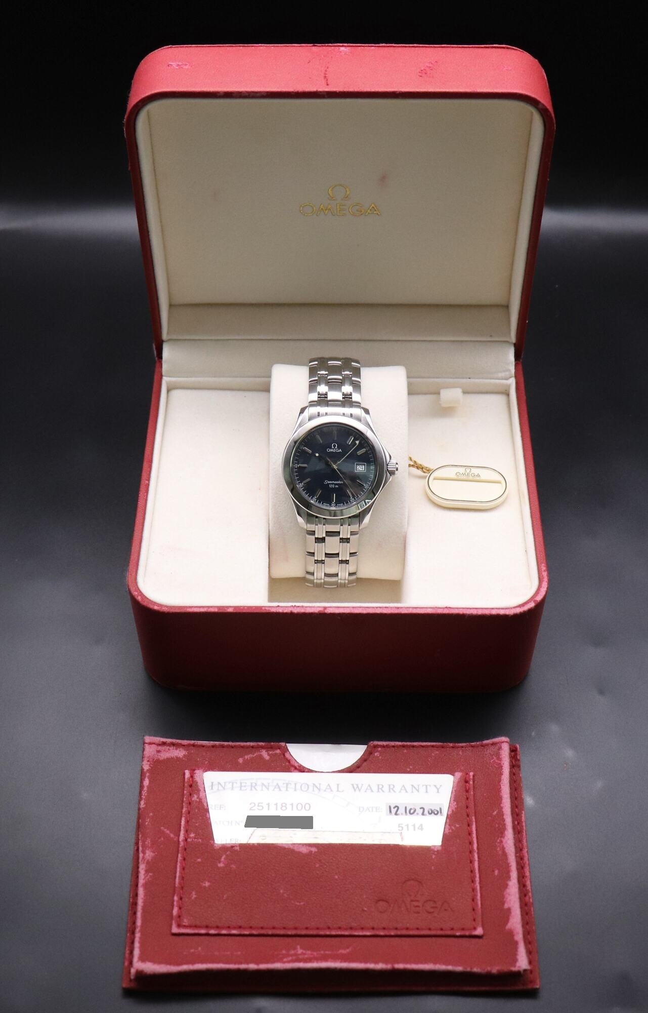 Omega Seamaster 120M 2511.81 Fullset 2001 Box+Papers