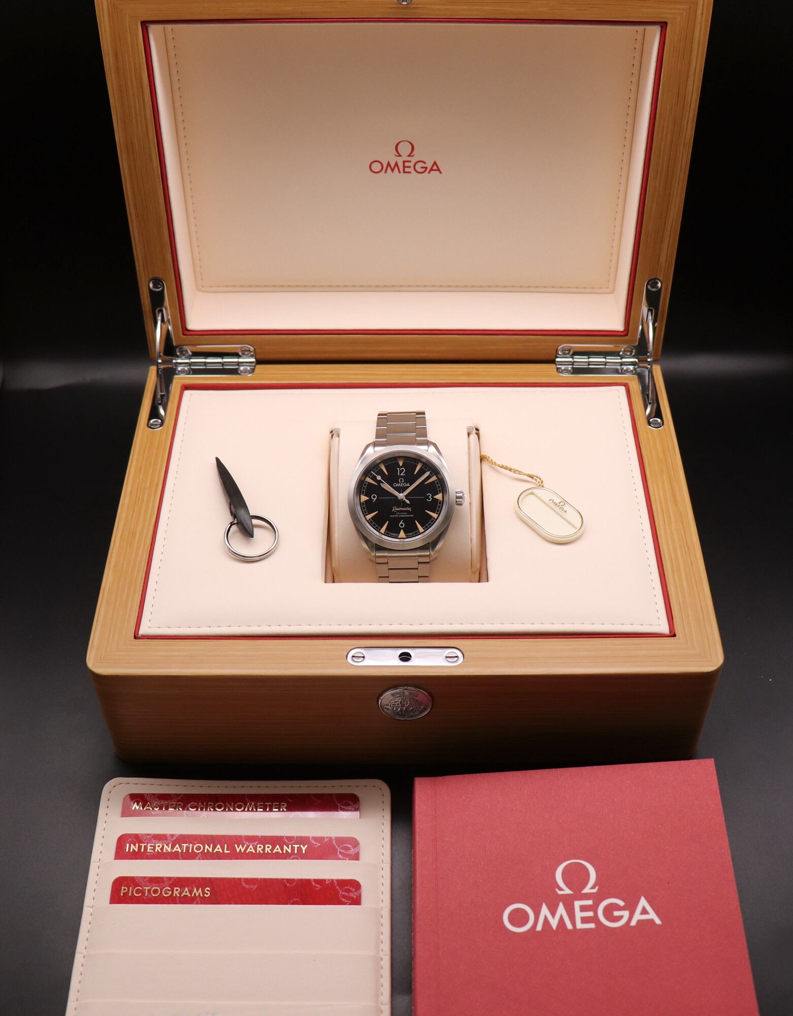 Omega Seamaster Railmaster 220.10.40.20.01.001 Fullset 2025 Box+Paper