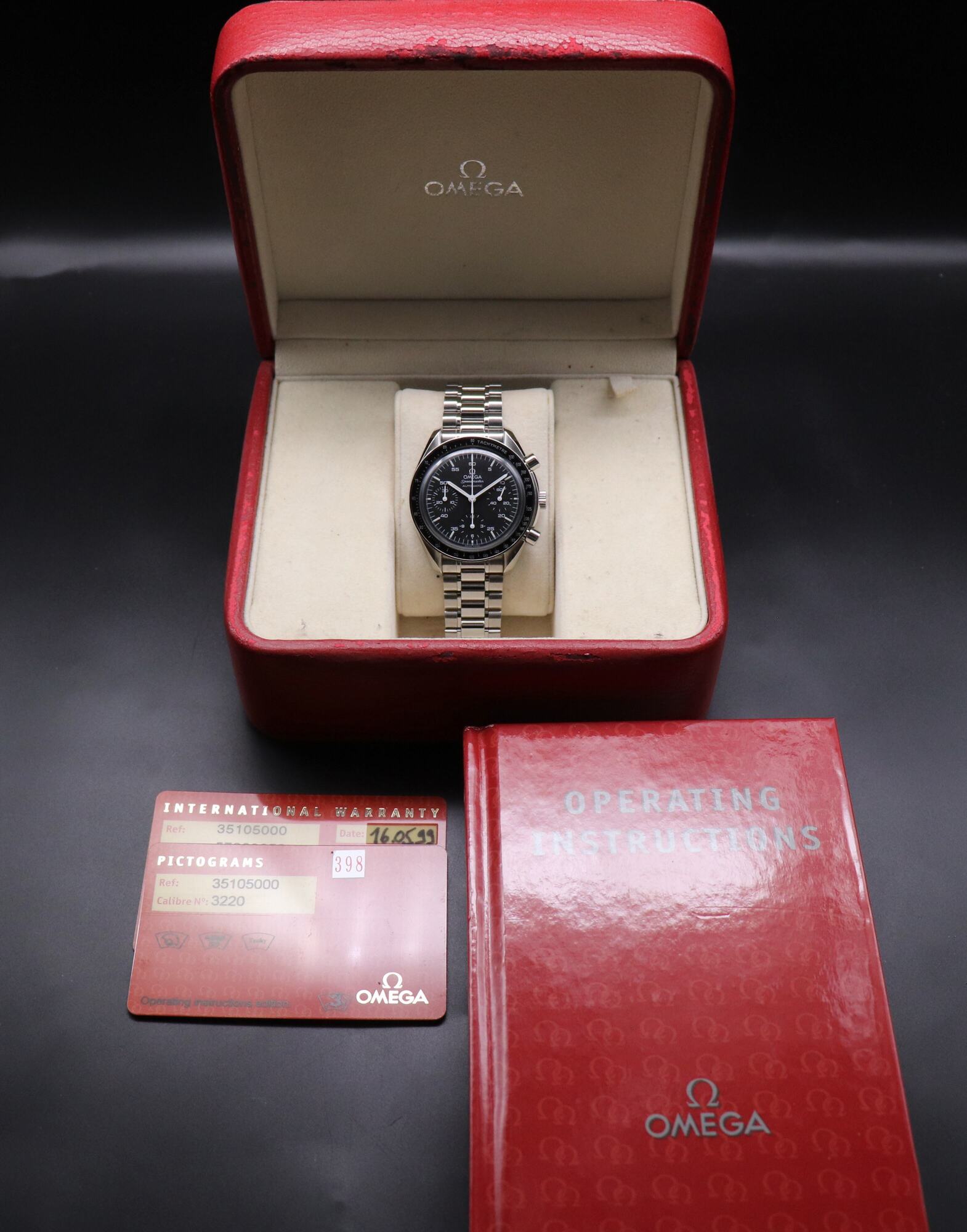 Omega Speedmaster Reduced 3510.50 Fullset 1999 Box+Papers