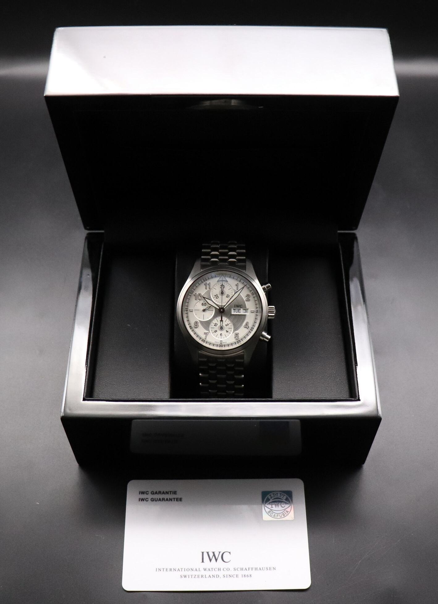 IWC Pilot's Watch Spitfire Chrono IW371705 Papers