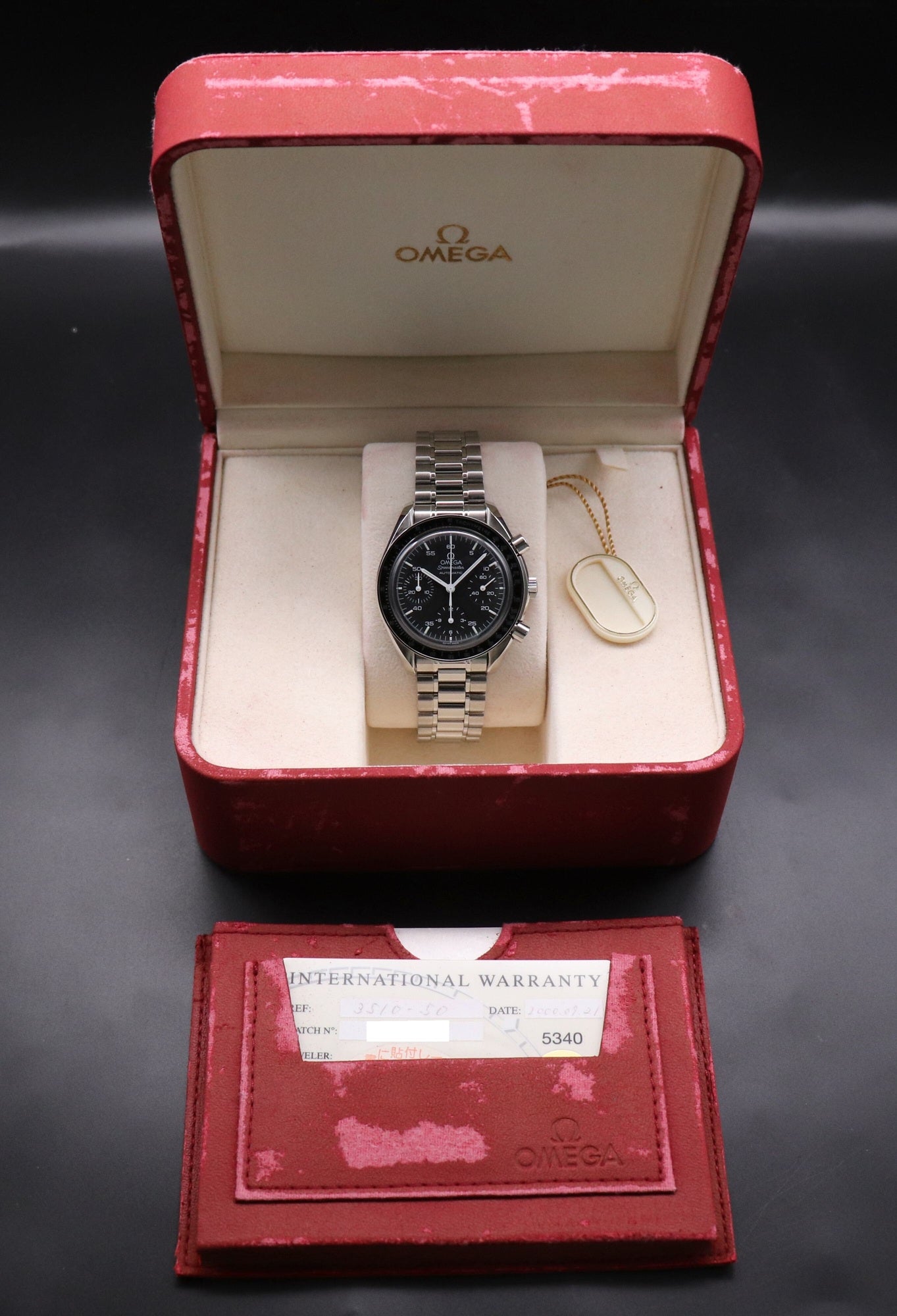 Omega Speedmaster Reduced 3510.50 Fullset 2000 Box+Papers