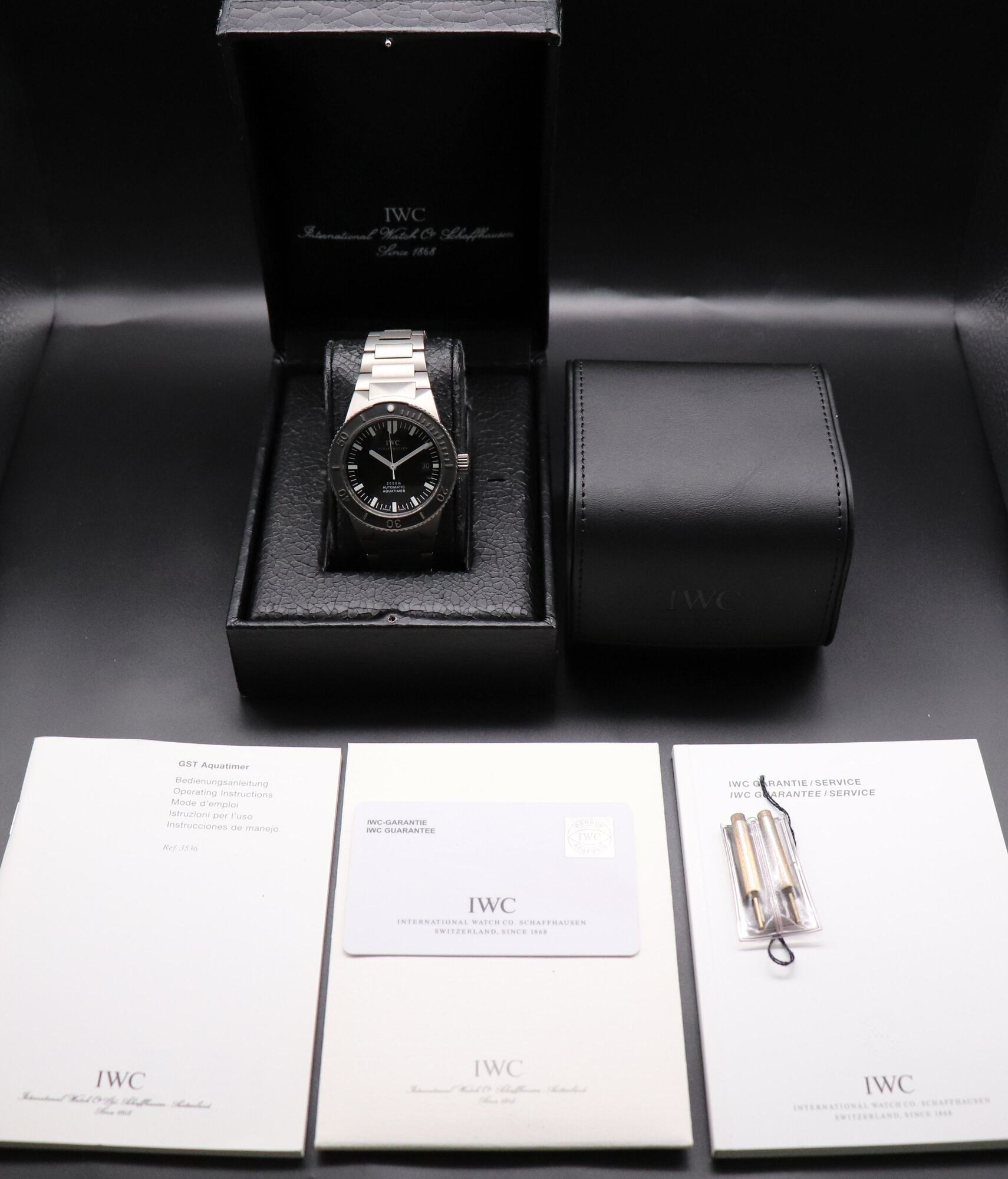 IWC Aquatimer IW353601 Fullset 2001 Box+Papers