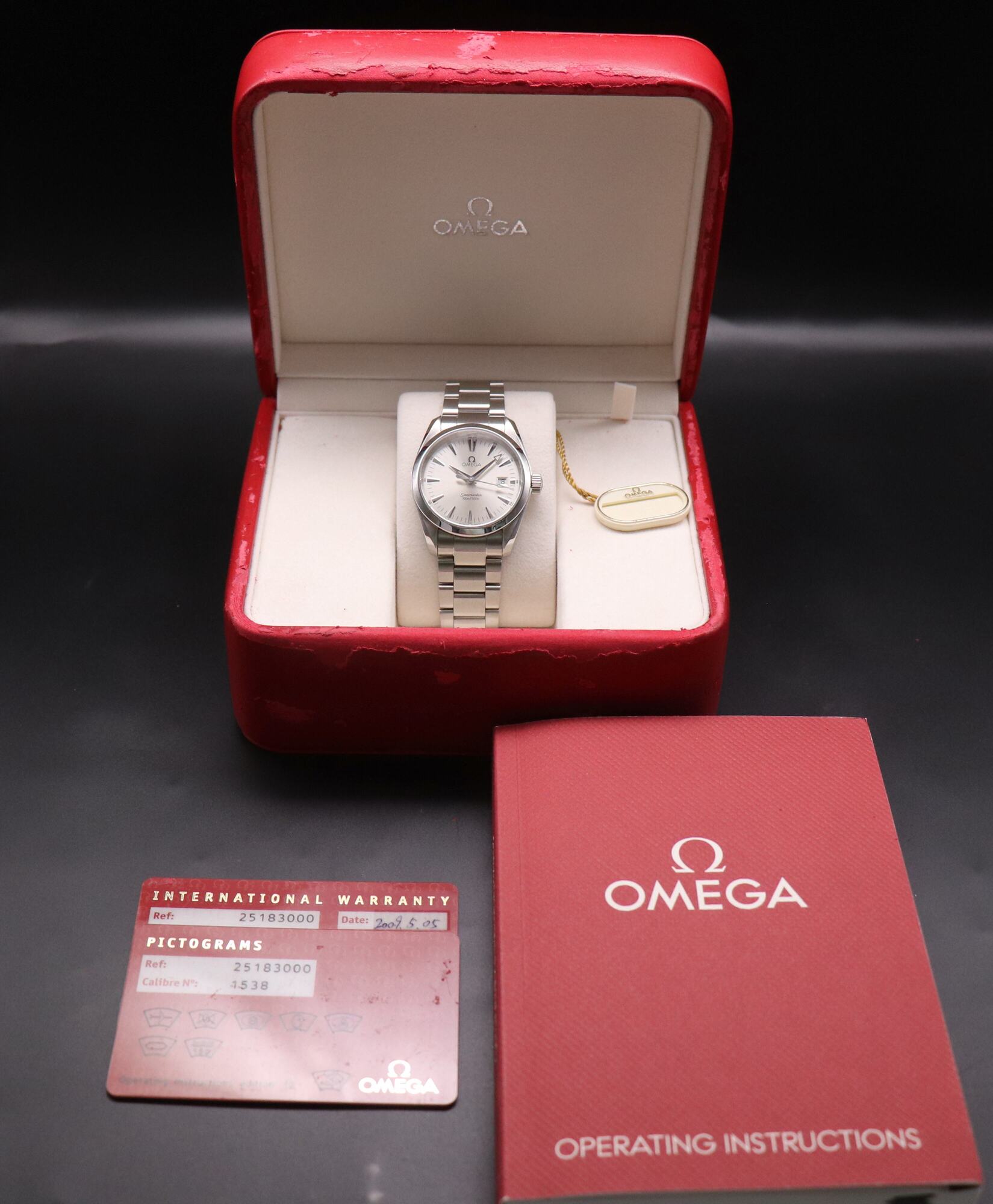 Omega Seamaster Aqua Terra 2518.30 Fullset 2009 Box+Papers