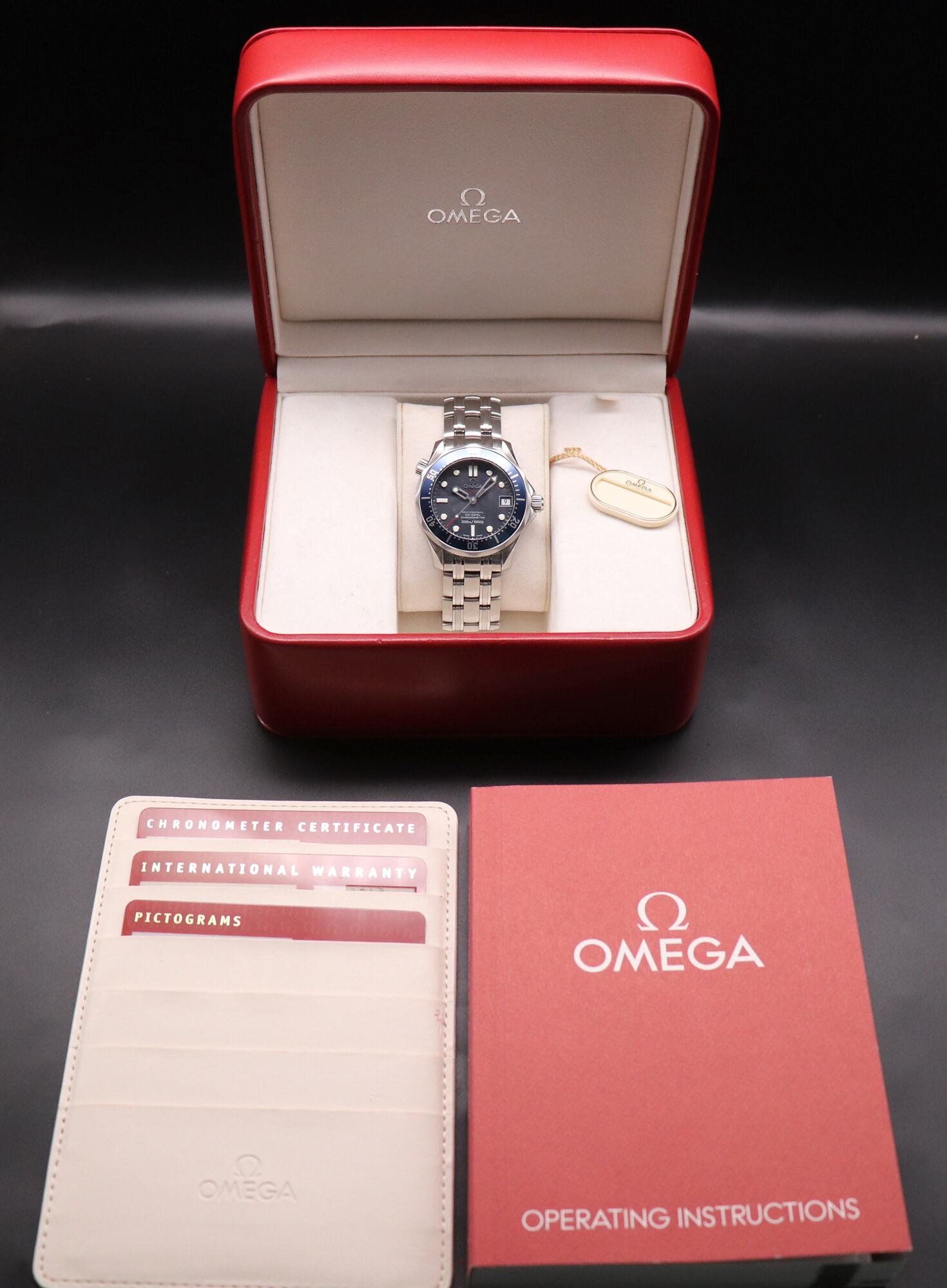 Omega Seamaster Diver 2222.80 Fullset 2013 Box+Papers